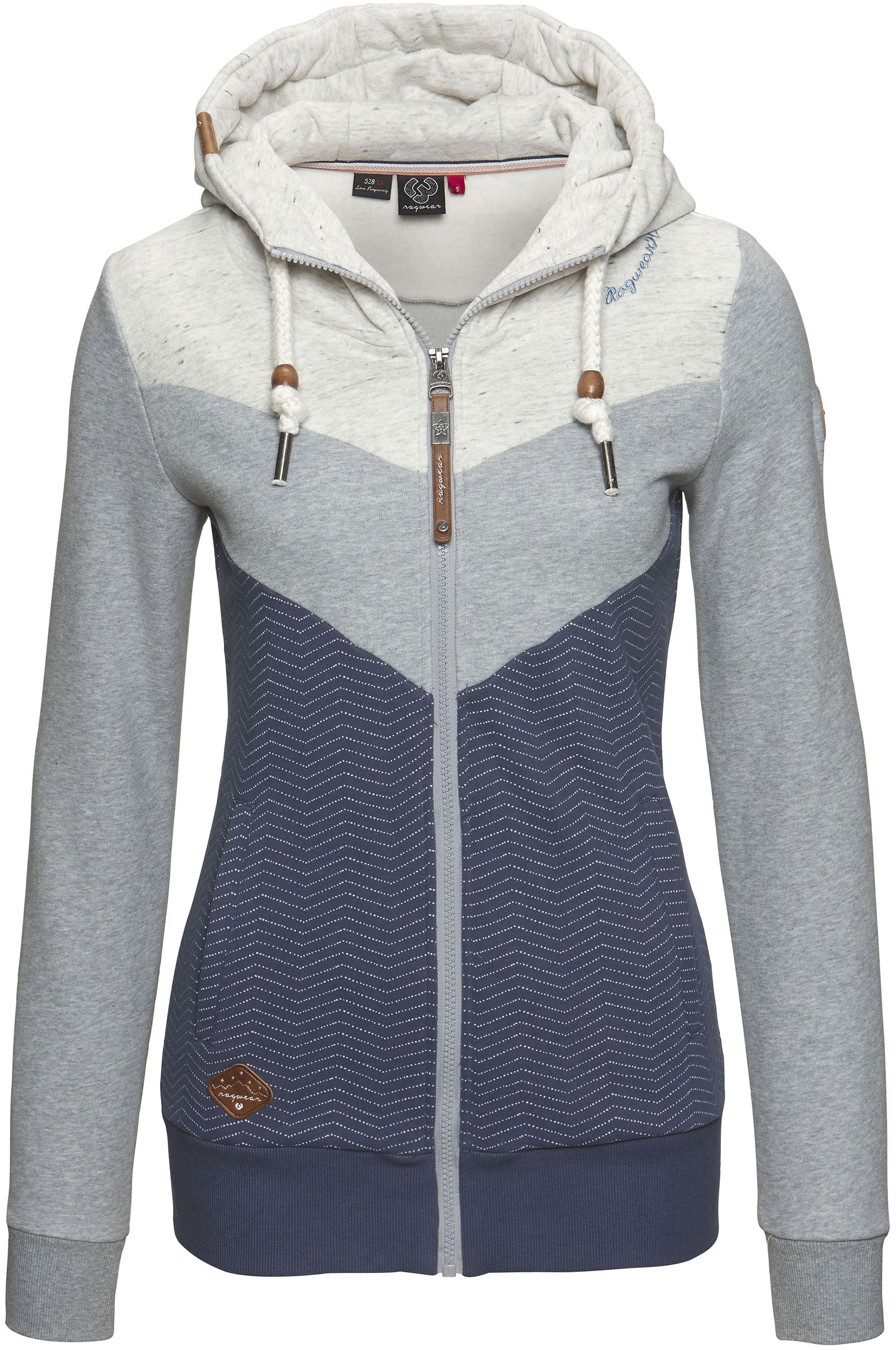 Ragwear Sweatjacke "TREGA ZIP O", im Colorblocking-Design günstig online kaufen