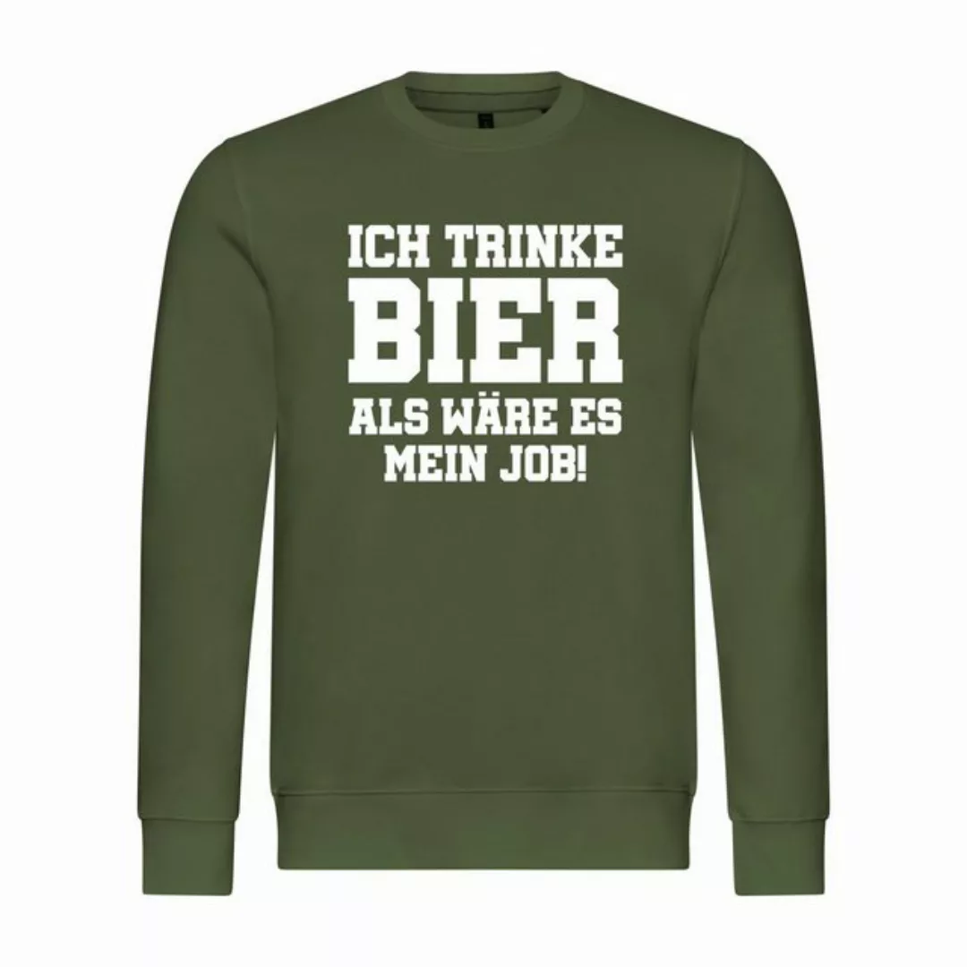 deinshirt Kapuzenpullover Herren Pullover Ich trinke Bier als wäre es mein günstig online kaufen