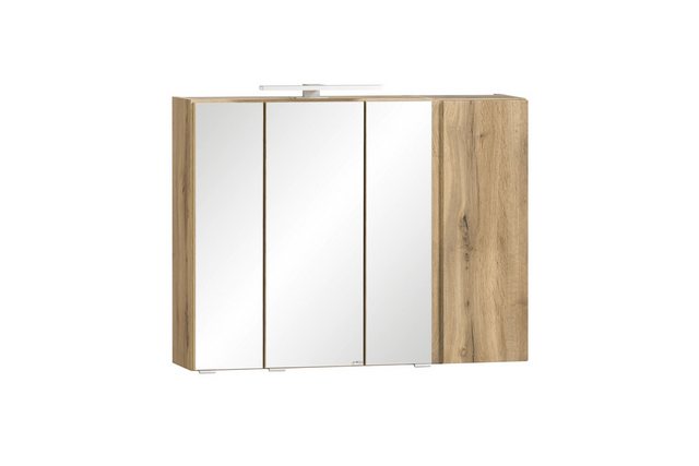 HELD MÖBEL Spiegelschrank in Wotaneiche - 85x64x20cm (BxHxT) günstig online kaufen