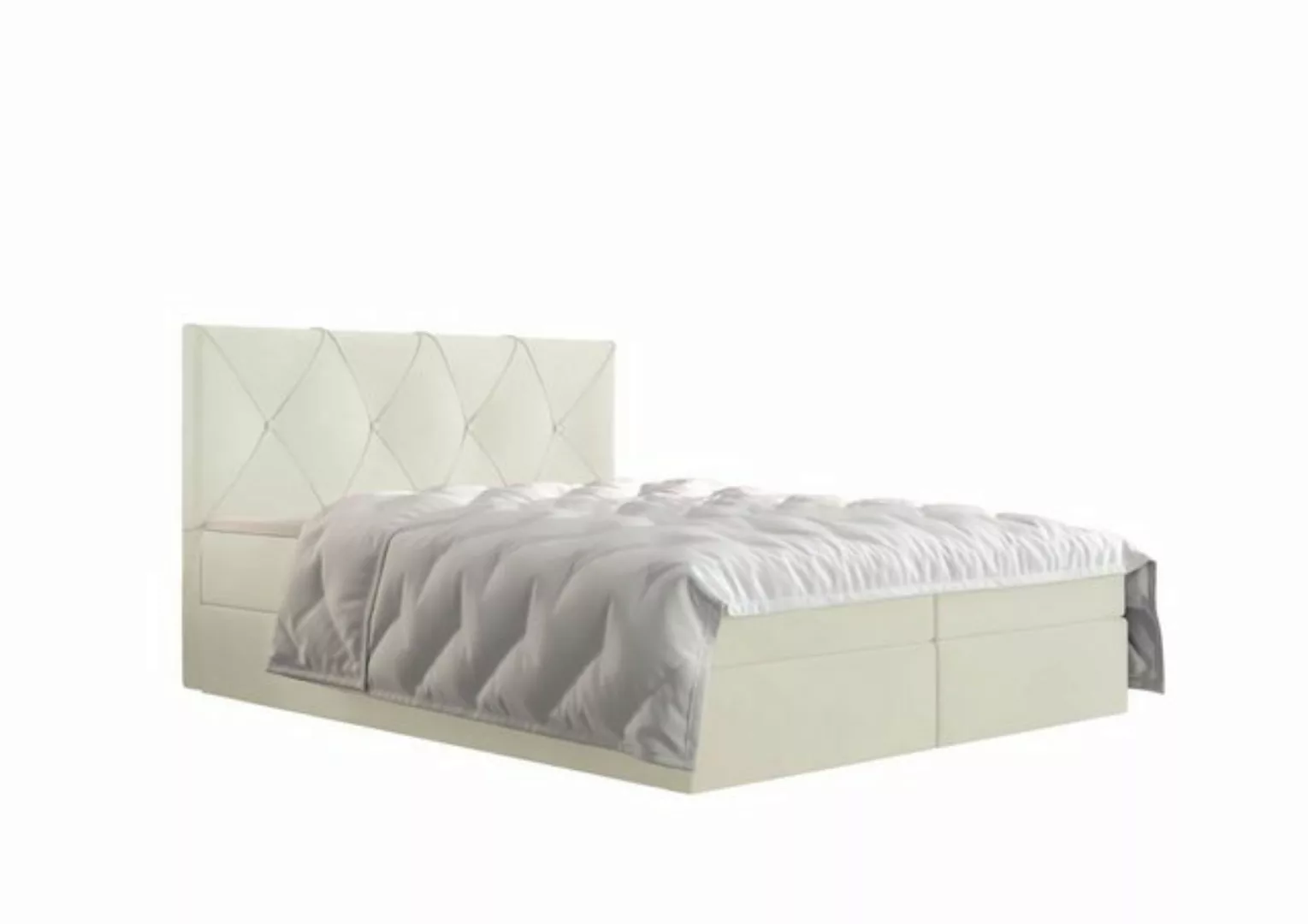 Stylefy Boxspringbett Aurela (Schlafzimmerbett, Bett), 140/160/180 x 200 cm günstig online kaufen