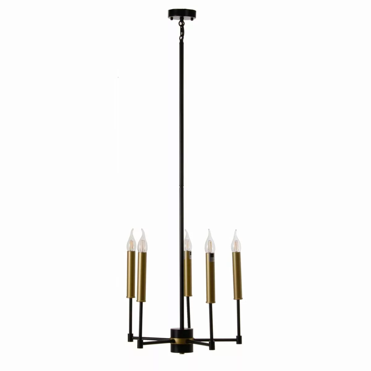 Deckenlampe 40,5 X 43 X 33 Cm Schwarz Gold Metall günstig online kaufen