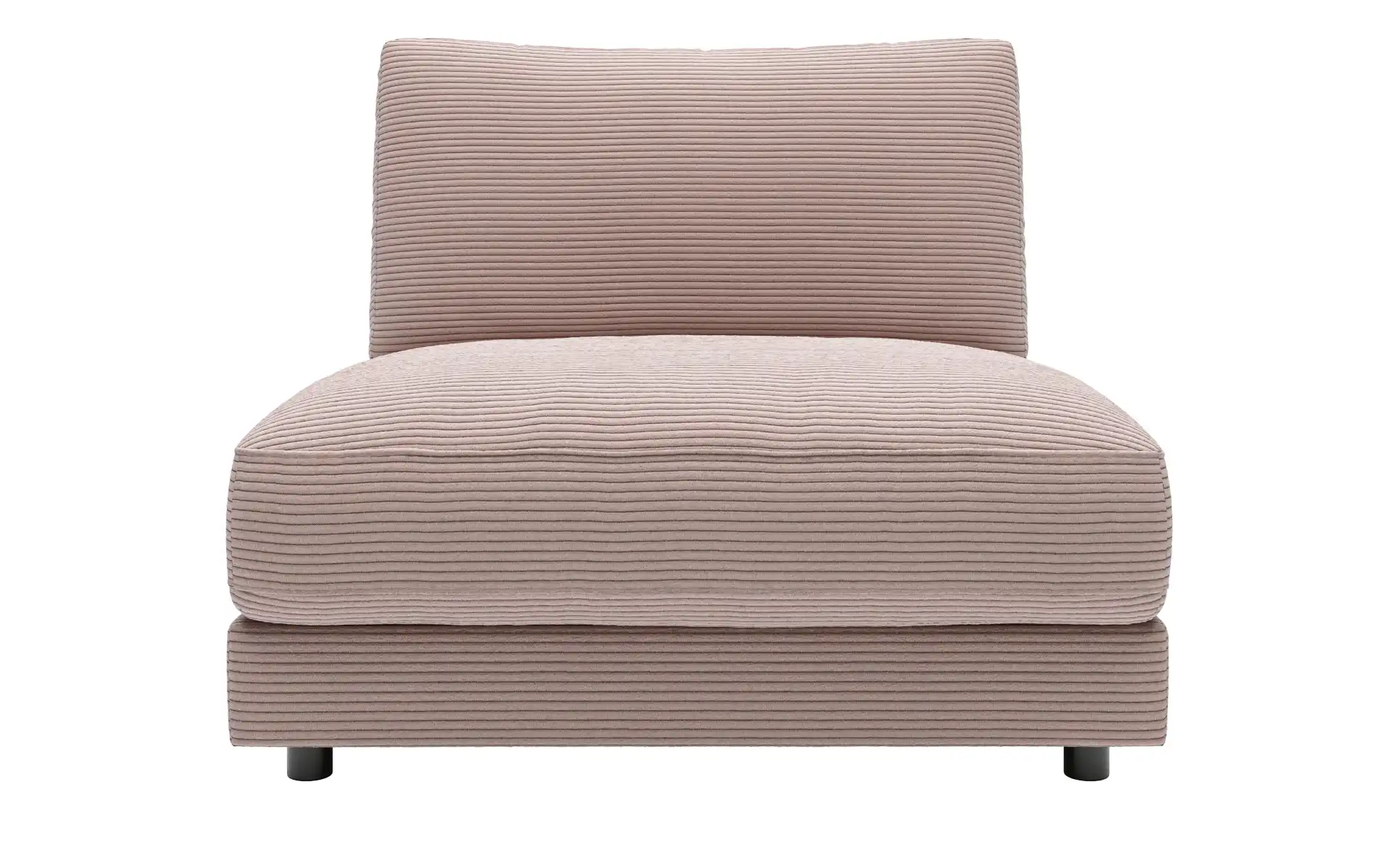 Jette Home Element Einsitzer ohne Armlehne in Cord Modulsofa Sila ¦ rosa/pi günstig online kaufen