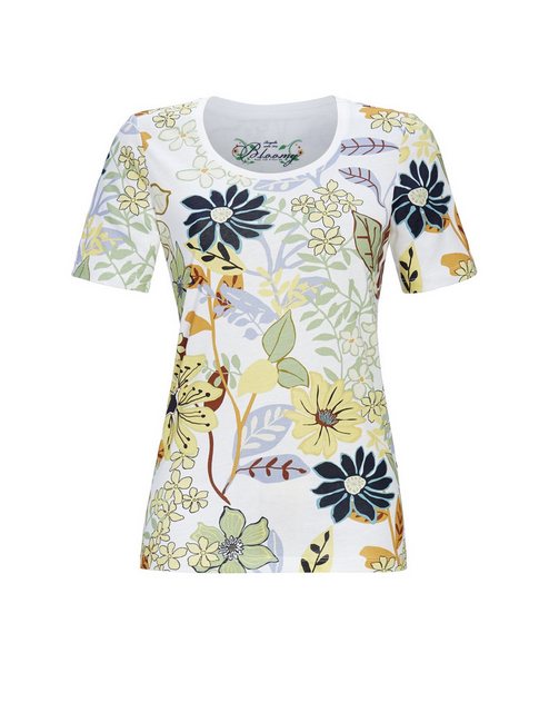 Ringella Pyjamaoberteil T-Shirt mit Blumendessin (1-tlg) günstig online kaufen