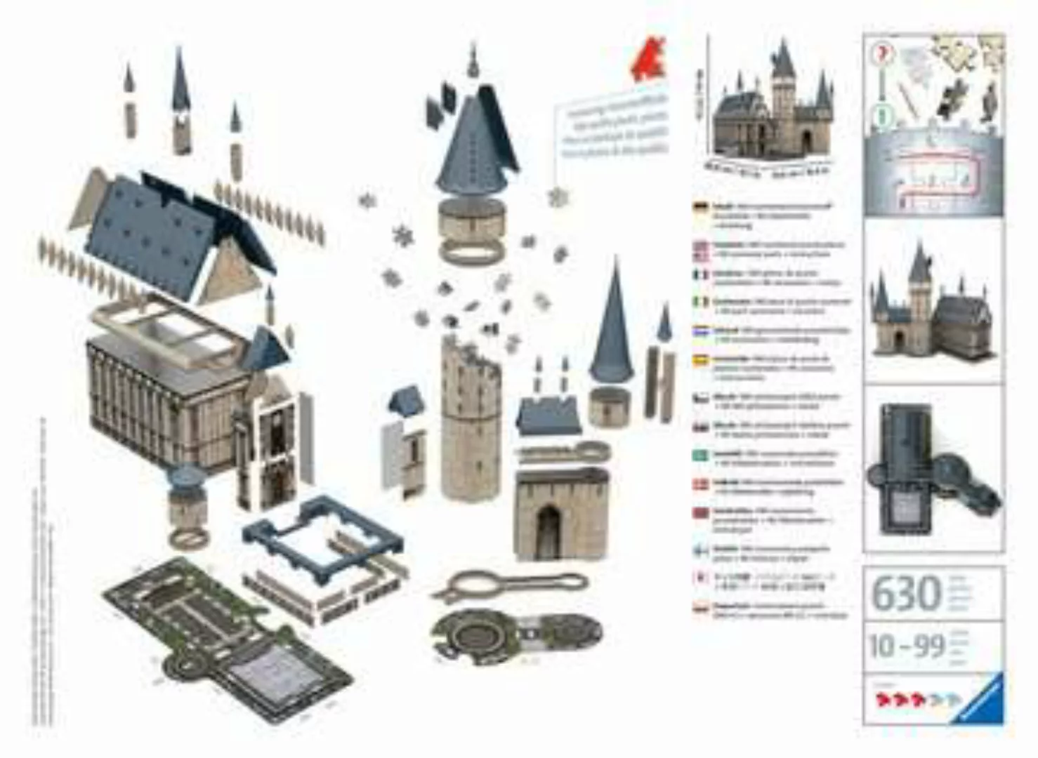 Harry Potter: Hogwarts Castle - 3d Puzzle 540 Teile günstig online kaufen