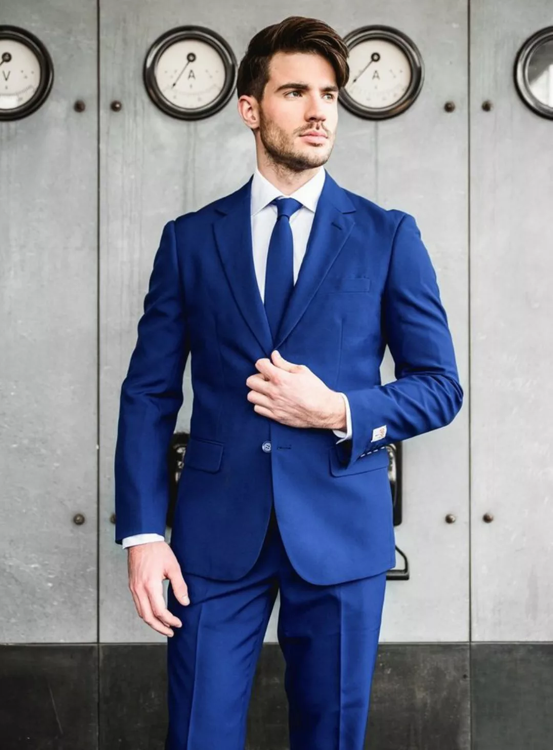 Opposuits Anzug Navy Royale Ausgefallene Anzüge für coole Männer günstig online kaufen