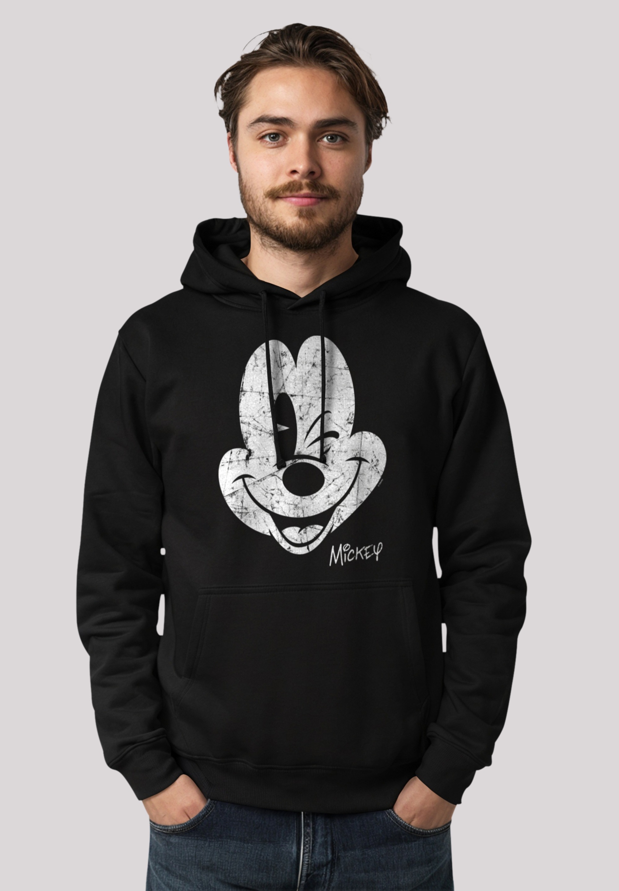 F4NT4STIC Kapuzenpullover "Disney Micky Maus Gesicht Vintage Look", Premium günstig online kaufen