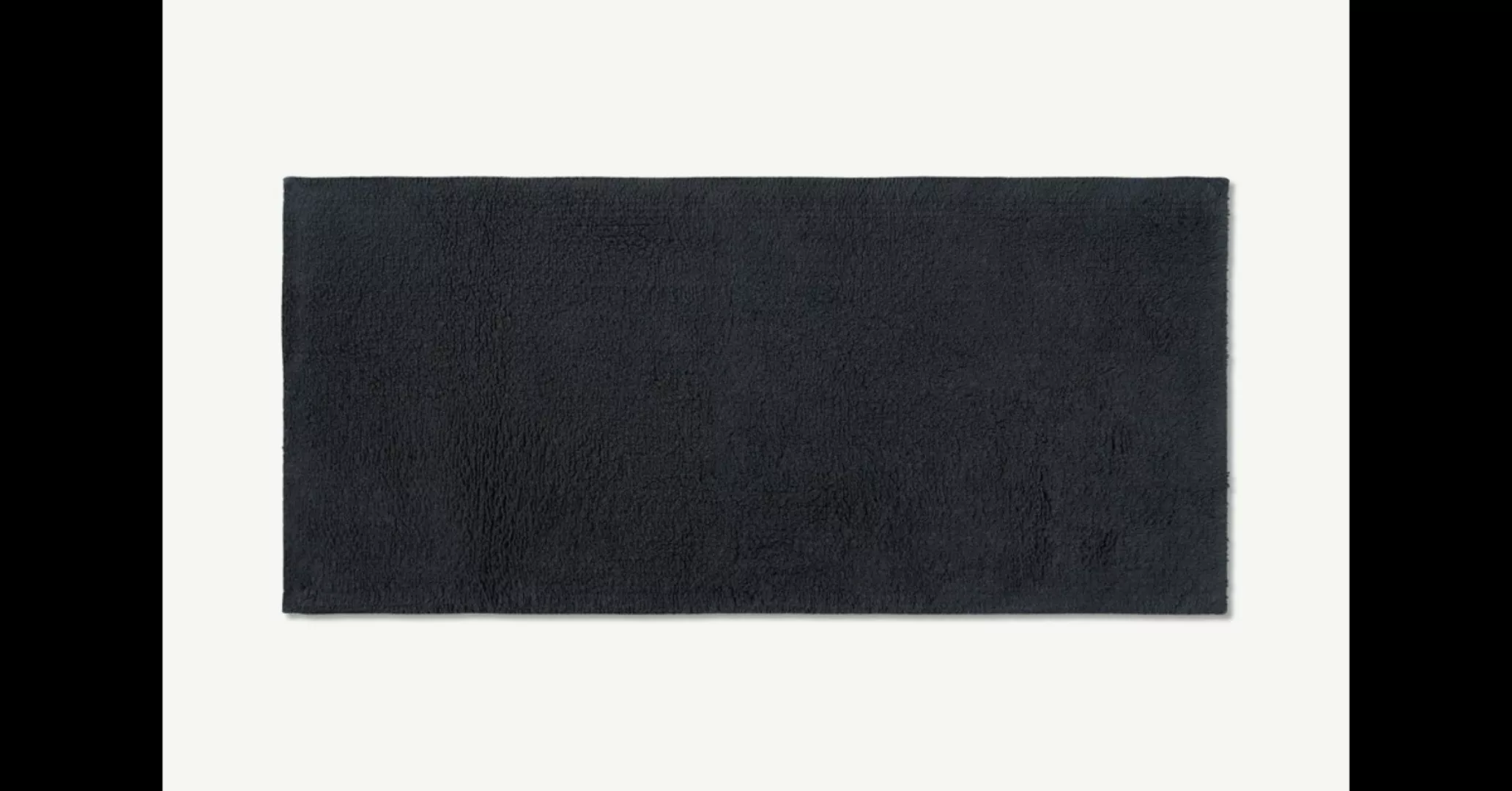 Aire extralange Badematte (50 x 110 cm) aus 100 % Baumwolle, Graphitgrau - günstig online kaufen