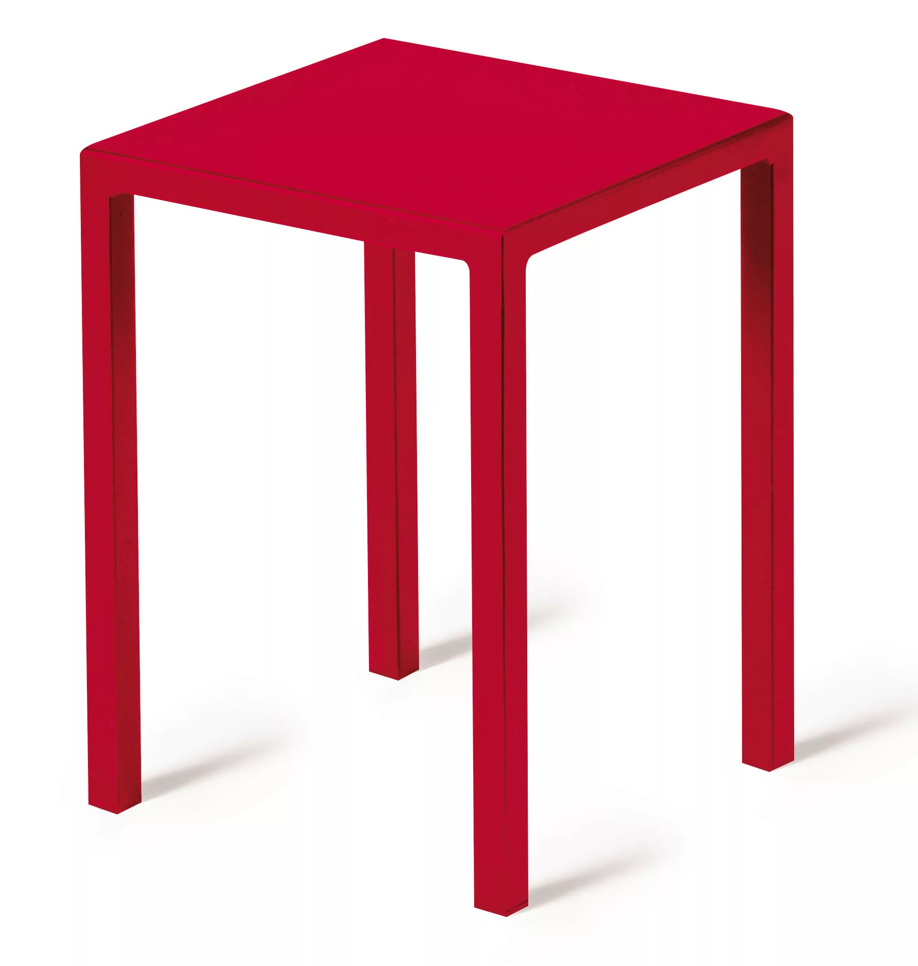 Hocker Quatris 40x40 rot günstig online kaufen