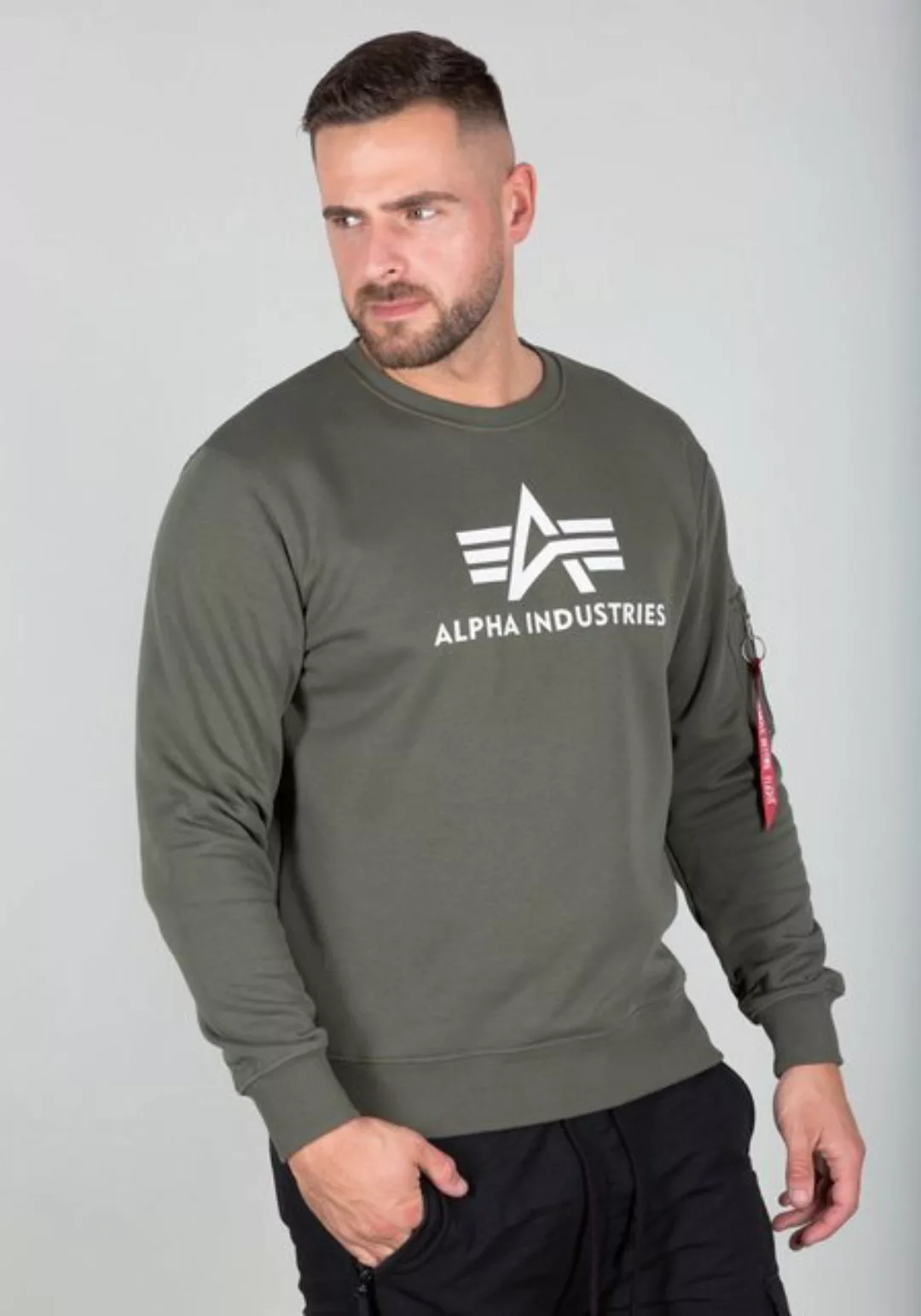 Alpha Industries Sweater Alpha Industries Men - Sweatshirts 3D Logo Sweater günstig online kaufen