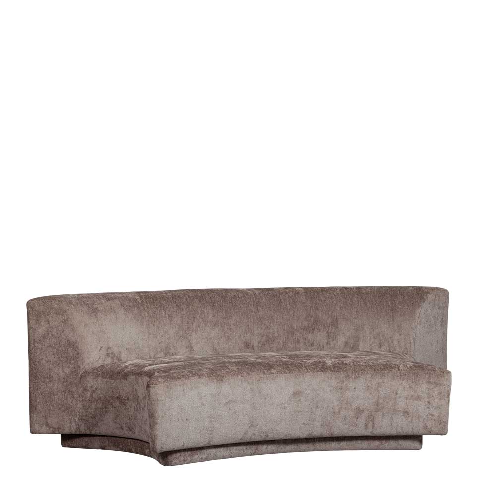 Sofa Couch in Grau aus Chenillegewebe günstig online kaufen