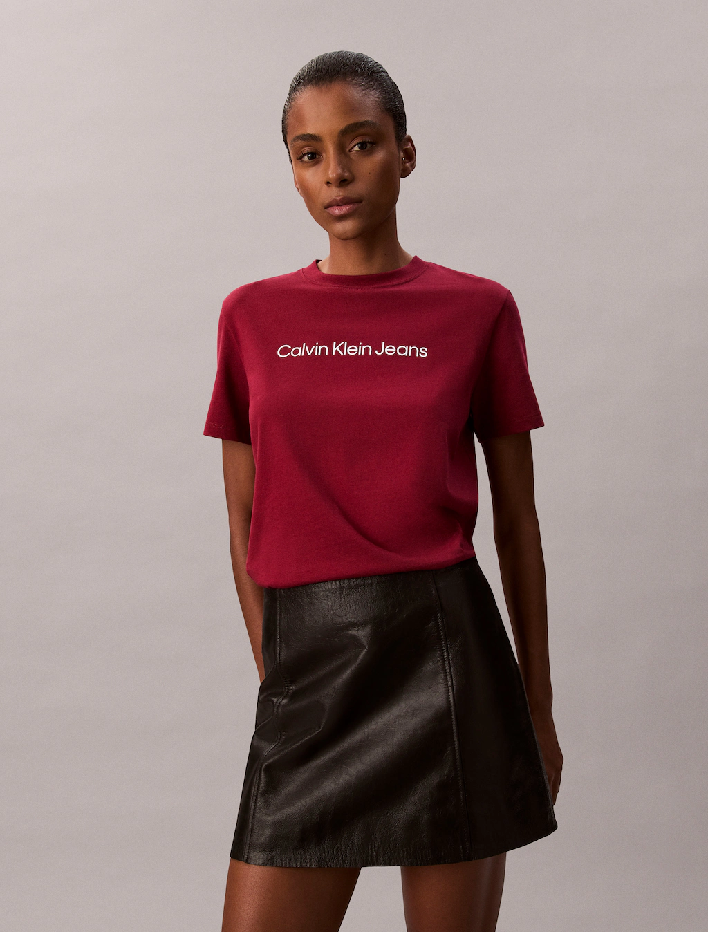 Calvin Klein Jeans T-Shirt "A- INST. LOGO CLASSIC TEE SS", mit Logoschriftz günstig online kaufen