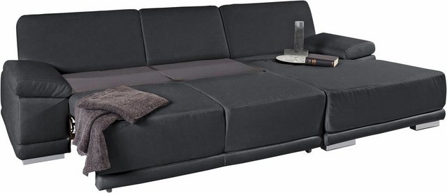 sit&more Ecksofa "Coria L-Form", mit XL-Recamiere, wahlweise mit Bettfunkti günstig online kaufen