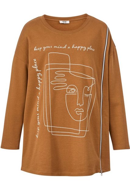 Angel of Style Sweatshirt Long-Sweatshirt oversized Scribble-Print günstig online kaufen