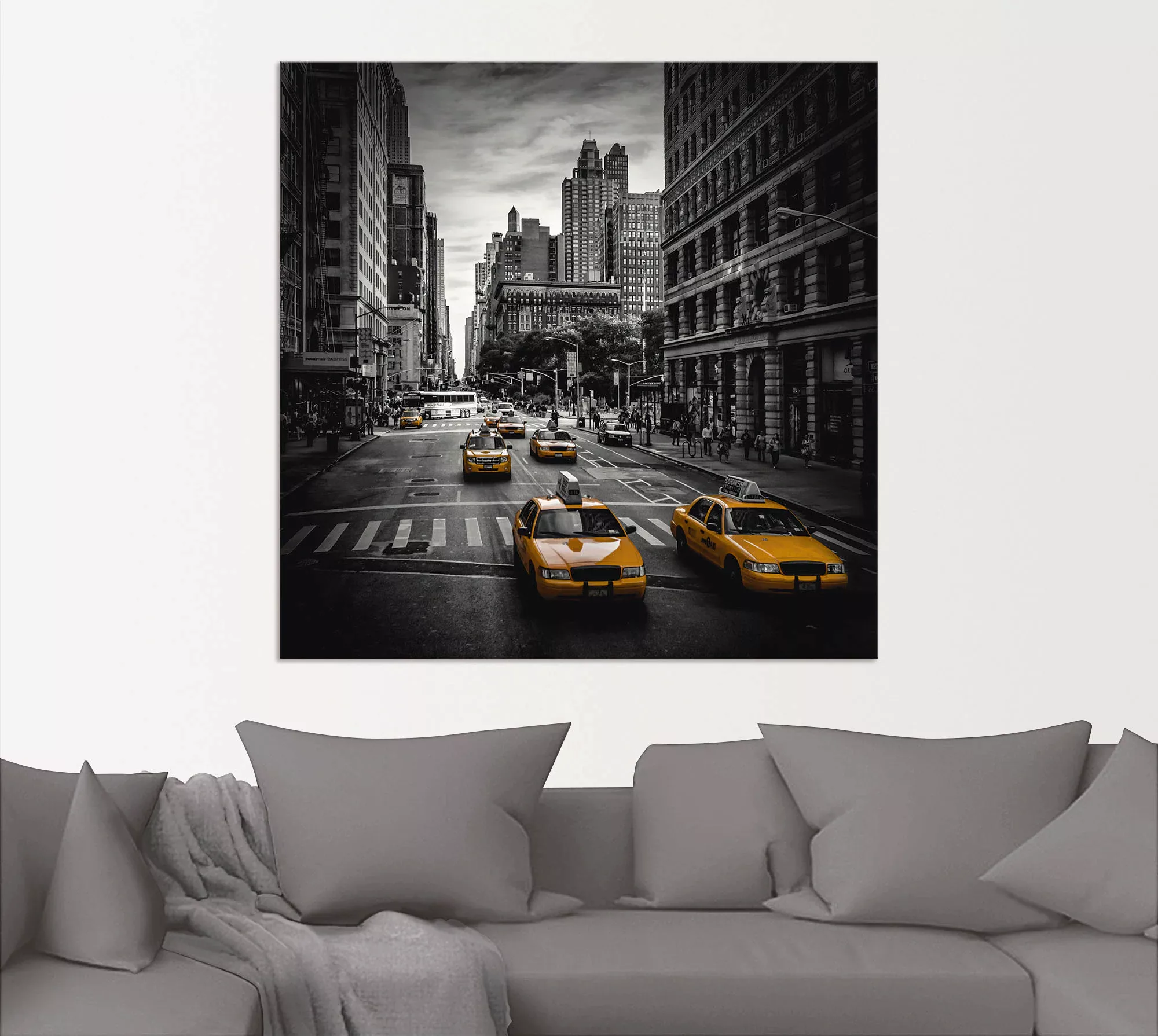 Artland Wandbild "New York City Verkehr 5th Avenue", Amerika, (1 St.), als günstig online kaufen