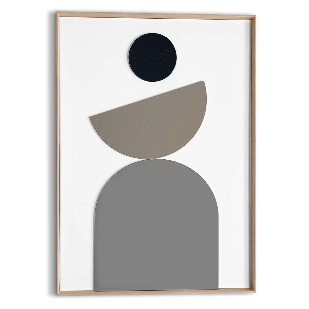 Reinders Wandbild "Abstract Balance", Wohnzimmer - Beige - MDF - Abstrakt - günstig online kaufen
