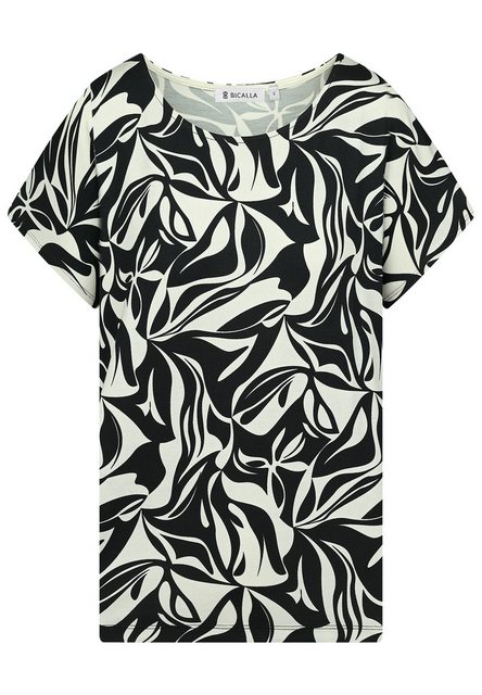 BICALLA T-Shirt Shirt Bicolor - 20/black-white (1-tlg) günstig online kaufen