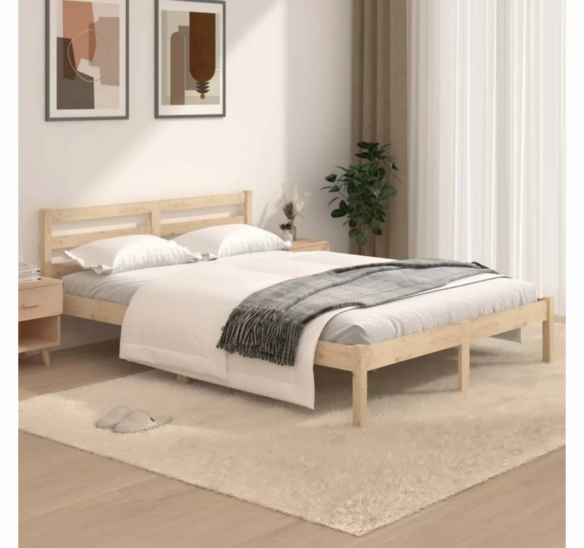 furnicato Bett Massivholzbett Kiefer 120x190 cm günstig online kaufen