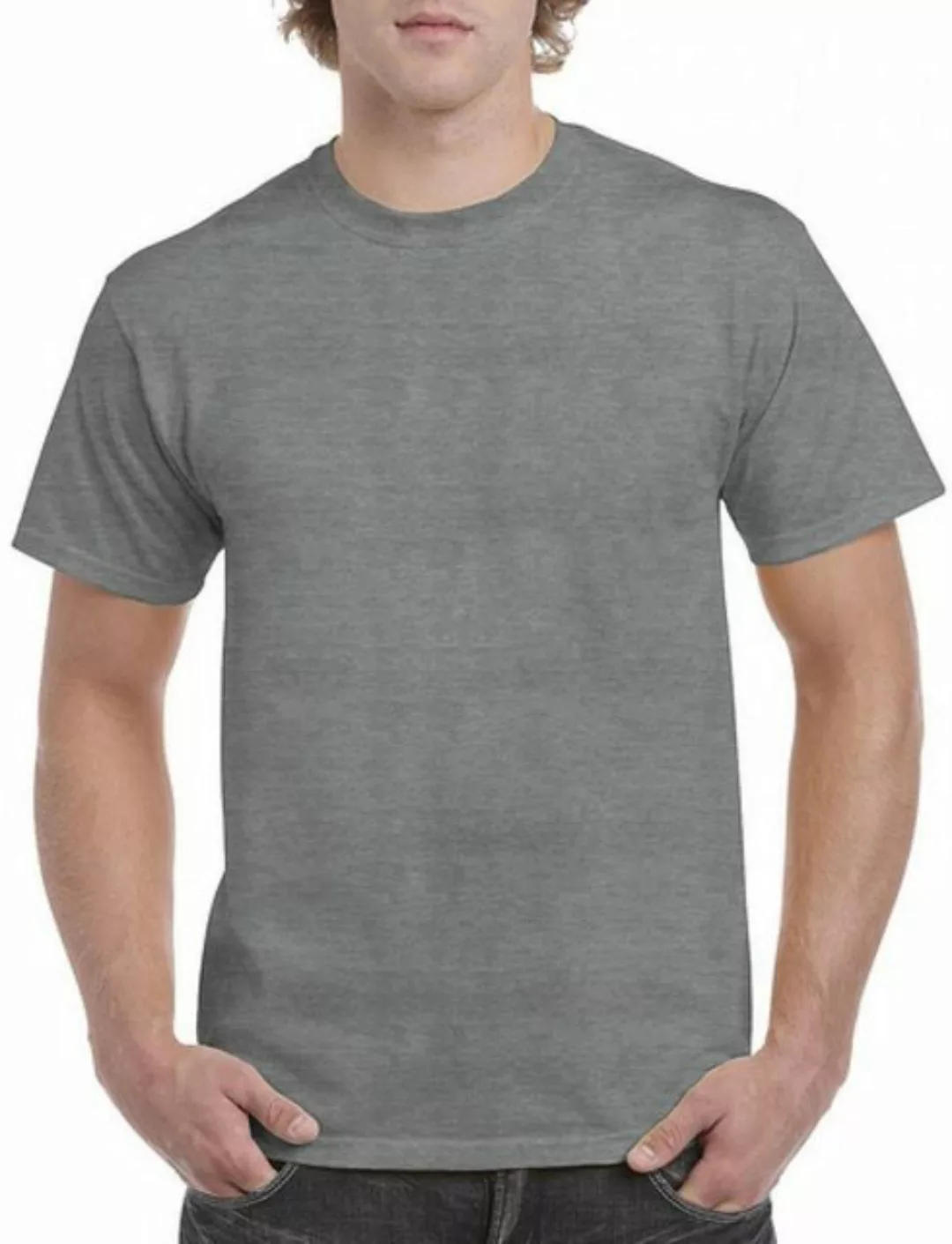 Gildan Rundhalsshirt Heavy Cotton Herren T-Shirt günstig online kaufen