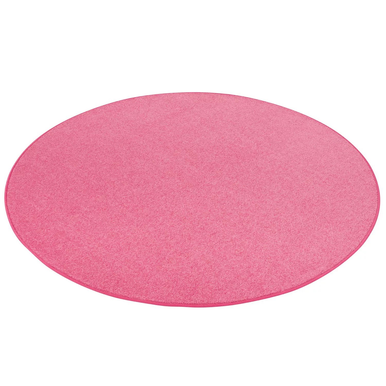 Snapstyle Trend Velours Teppich Joy Rosa 160cm Rund günstig online kaufen