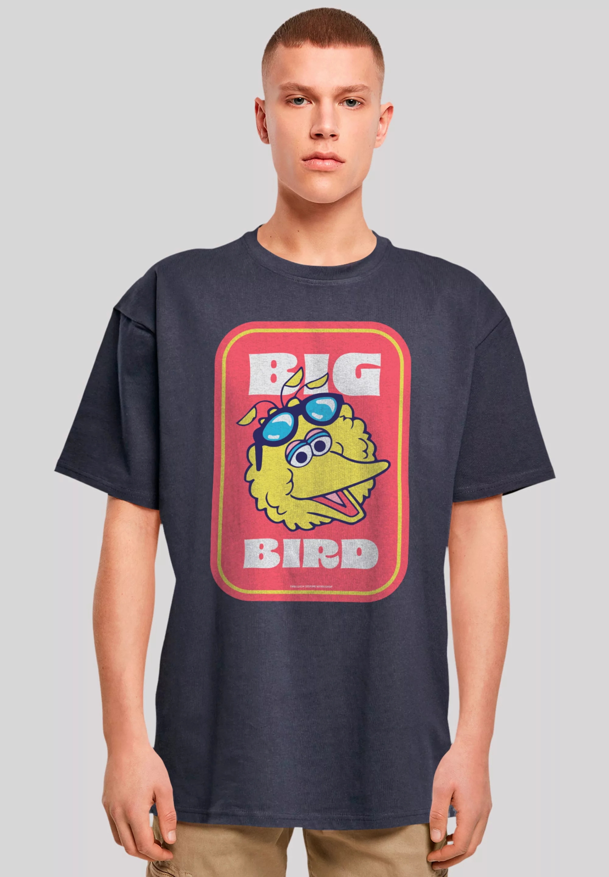 F4NT4STIC T-Shirt "Sesamstraße Bilbo Big Bird Sticker", Premium Qualität, W günstig online kaufen