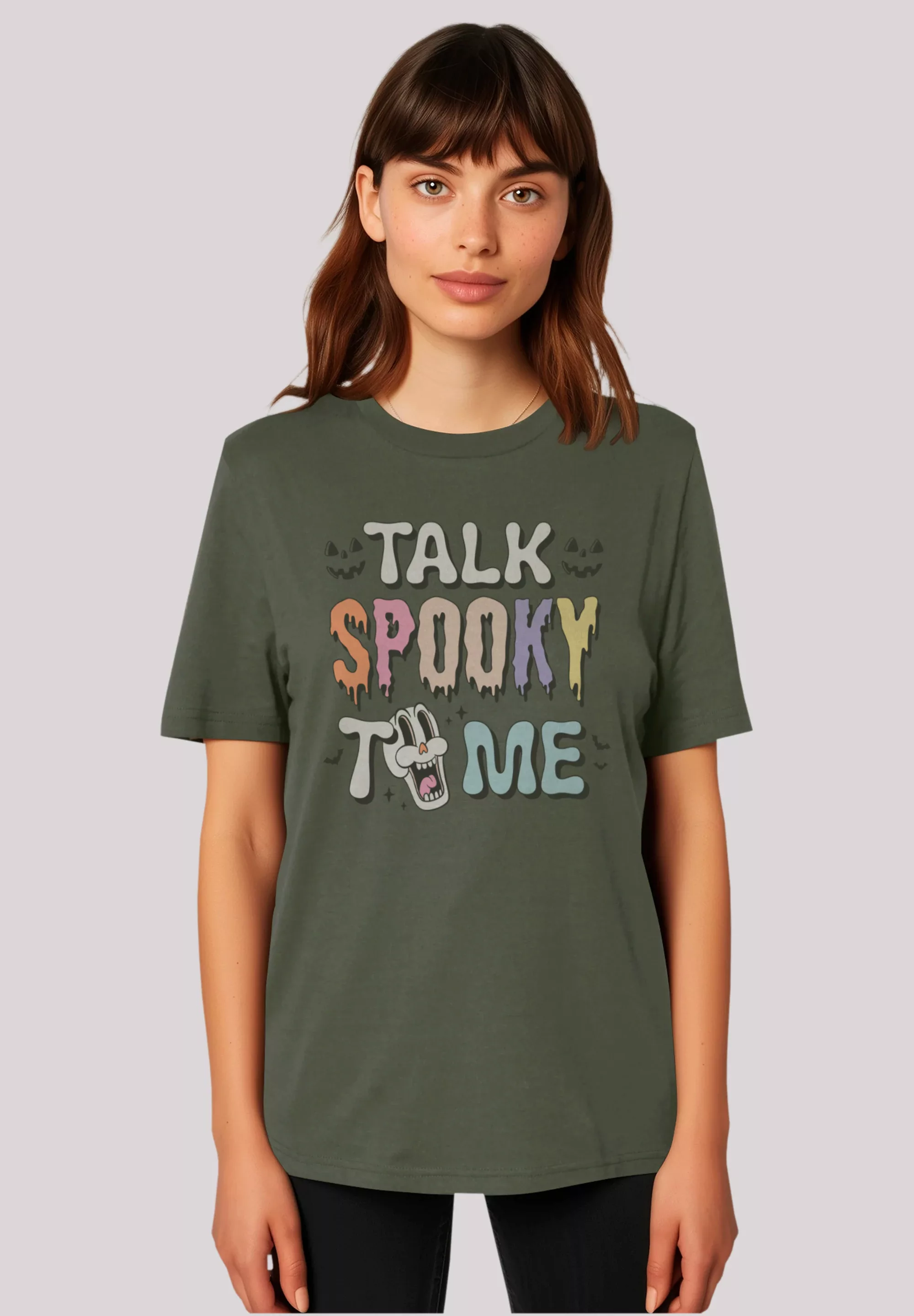 F4NT4STIC T-Shirt "Retro Halloween Talk Spooky to Me", Premium Qualität günstig online kaufen