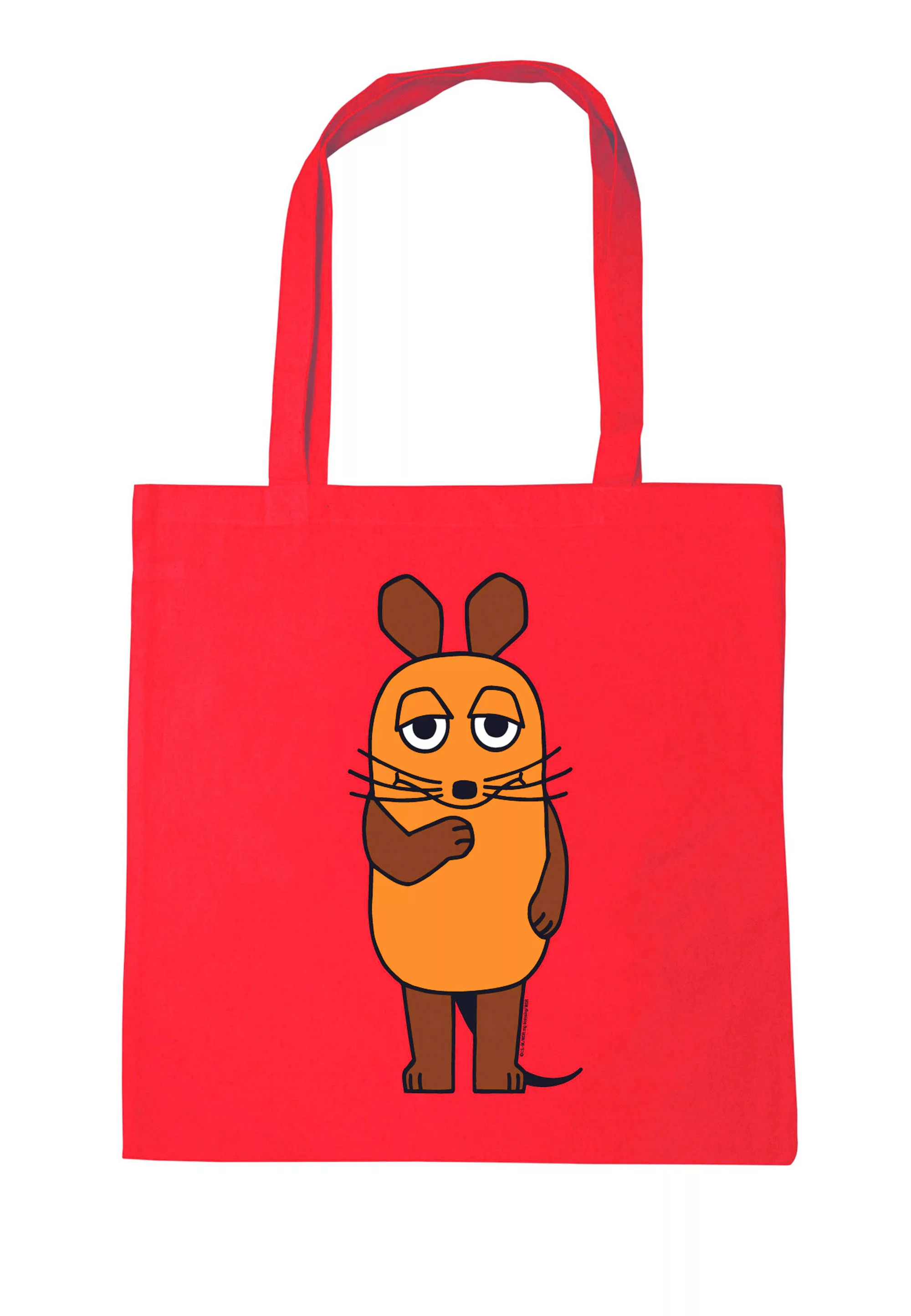 LOGOSHIRT Henkeltasche "Baumwolltasche Die Sendung mit der Maus", mit Sendu günstig online kaufen