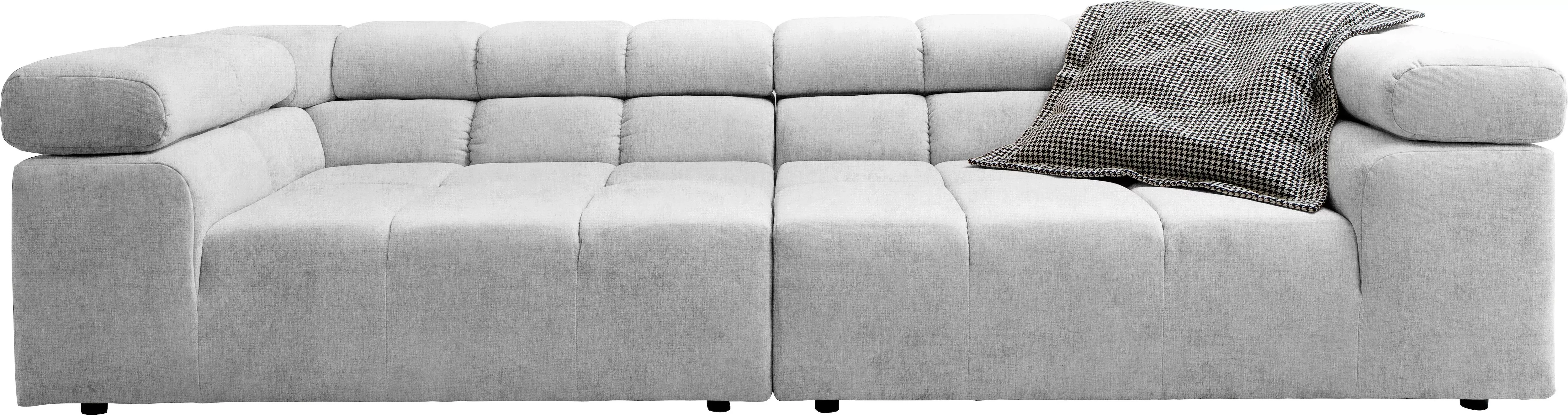 INOSIGN Big-Sofa Ancona B/T/H: 290/110/70 cm, auffällige Steppung, inkl. 2 günstig online kaufen