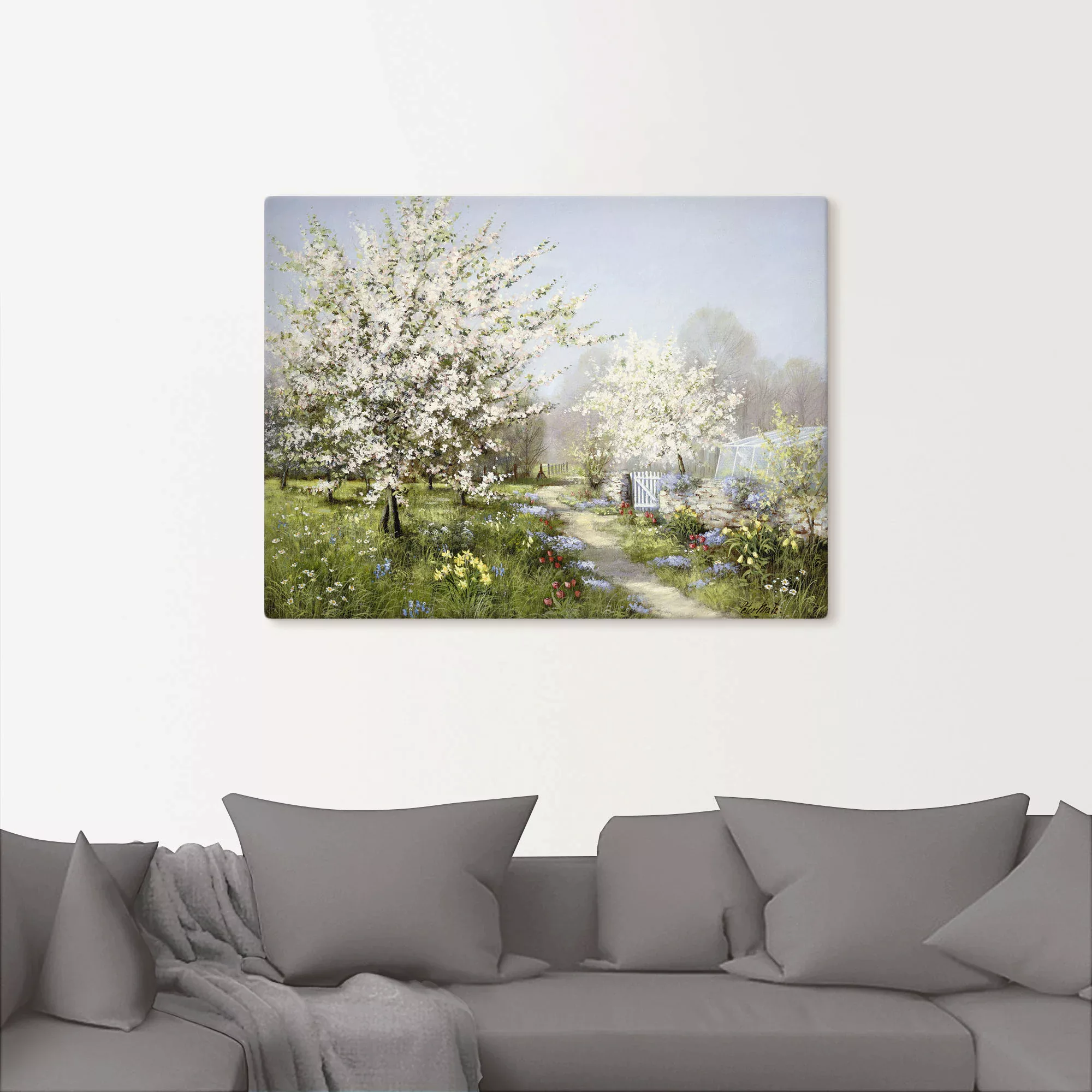 Artland Wandbild »Frühlingsblüten«, Wiesen & Bäume, (1 St.), als Leinwandbi günstig online kaufen