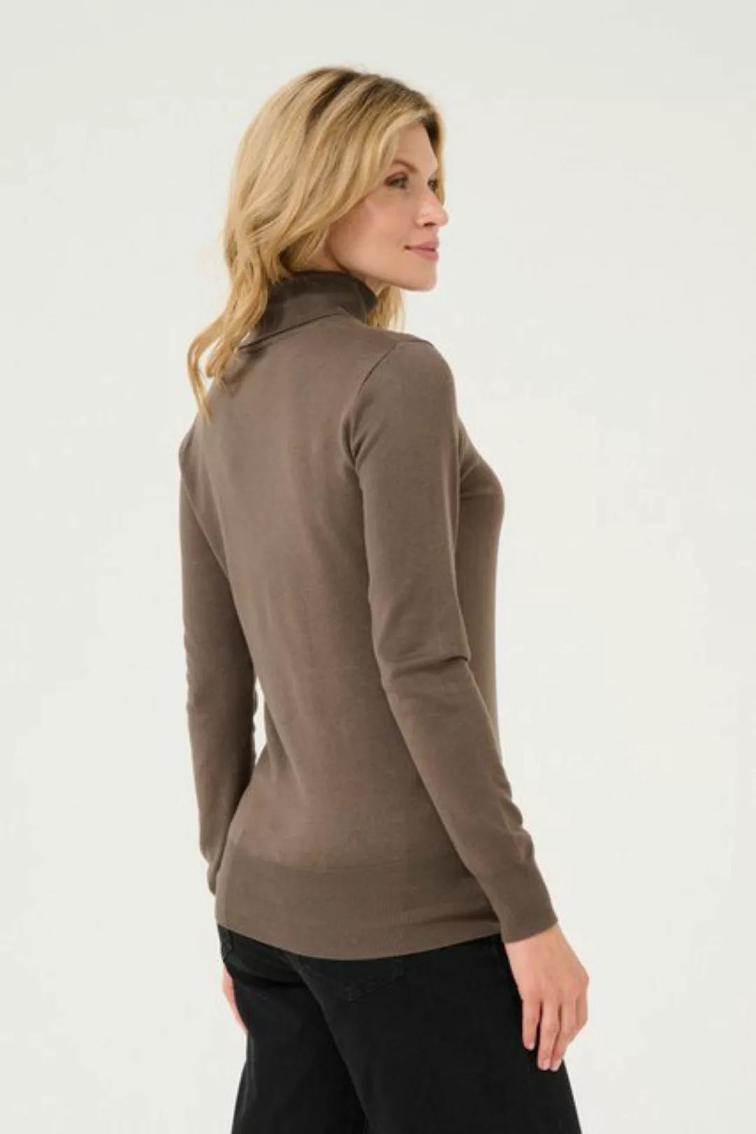 KAFFE Rollkragenpullover Astrid (1-tlg) Plain/ohne Details günstig online kaufen