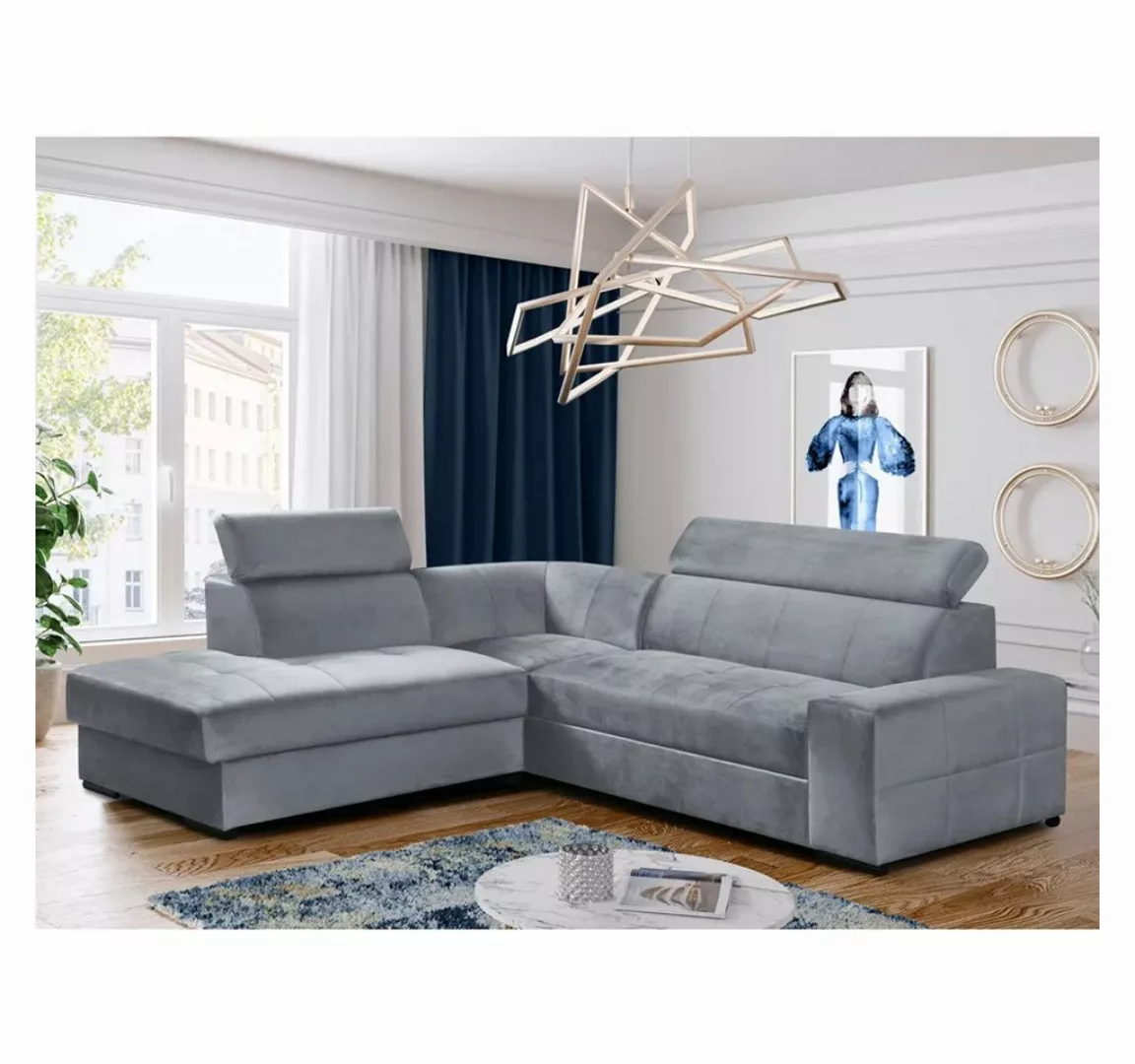 DB-Möbel Ecksofa "CLOUD" Wohnlandschaft mit wasserbeständigem Schlaffunktio günstig online kaufen