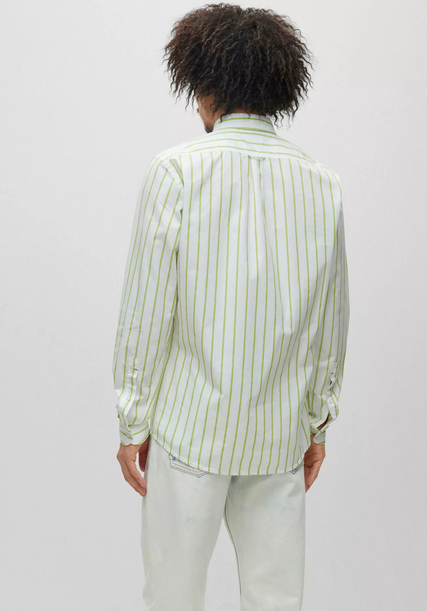 BOSS ORANGE Langarmhemd, in gestreifter Optik günstig online kaufen