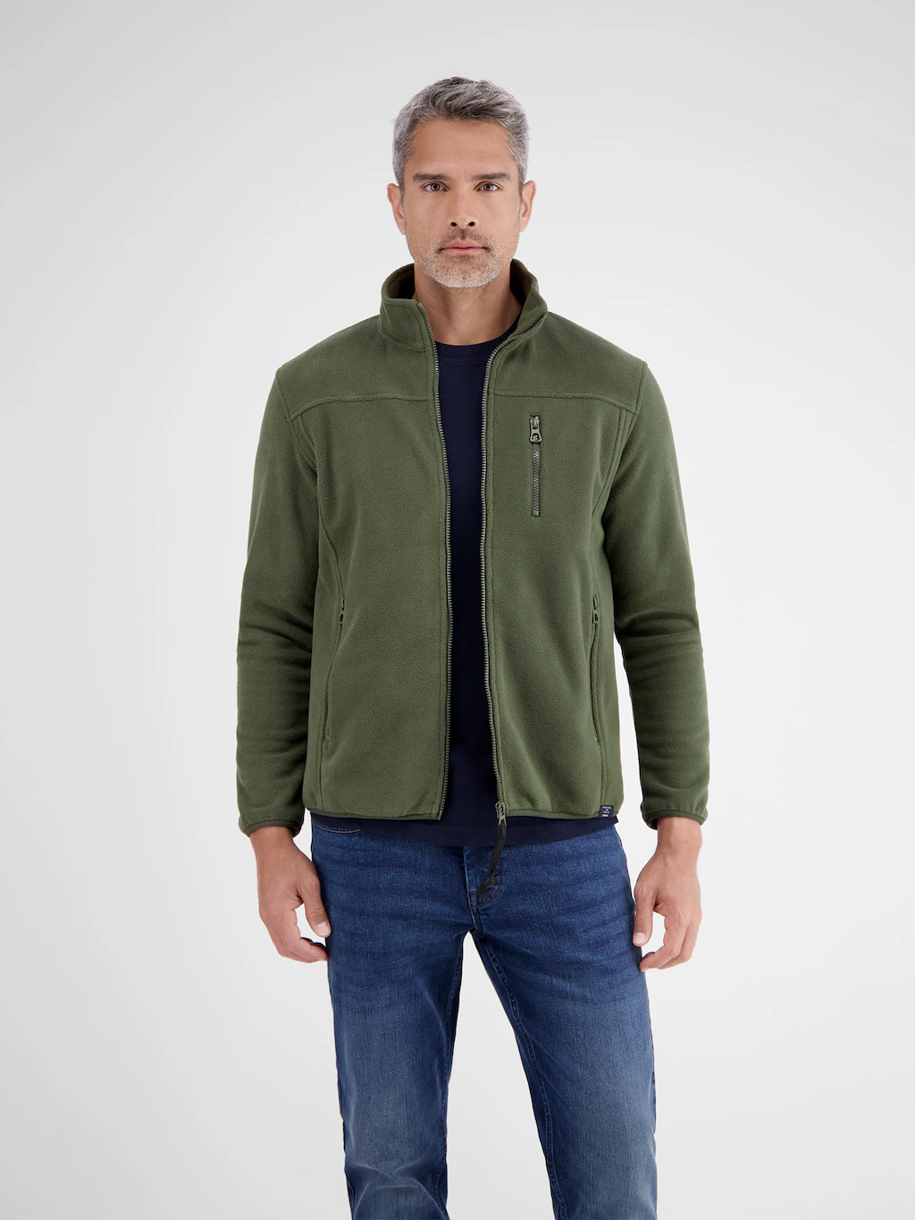 LERROS Sweatjacke "LERROS Polar-Fleece Jacke, sportiv" günstig online kaufen