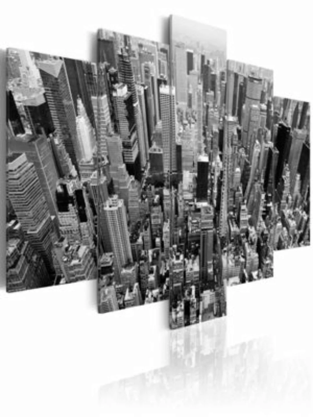 artgeist Wandbild Hochhäuser von New York schwarz/weiß Gr. 200 x 100 günstig online kaufen