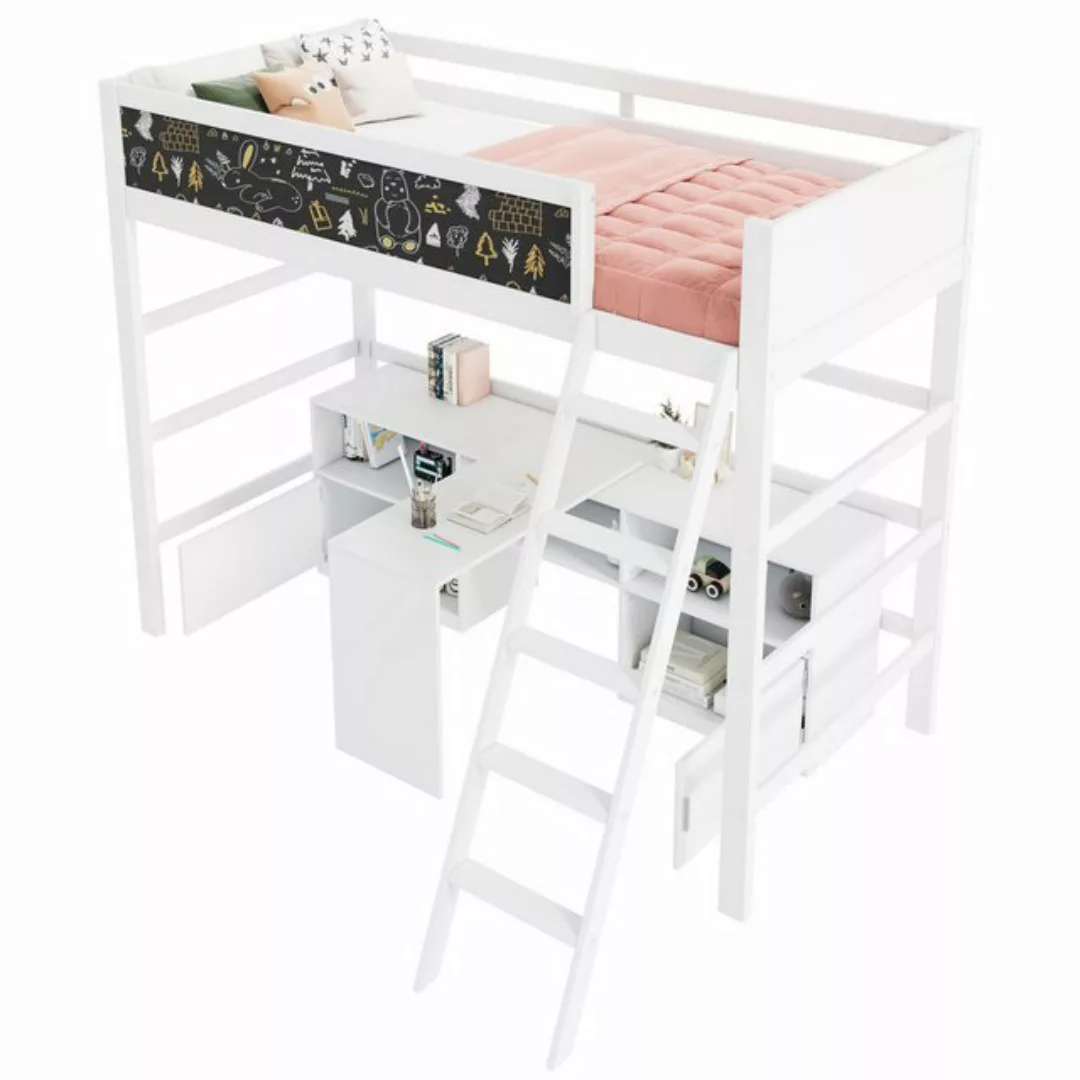 BlingBin Kinderbett Multifunktionales Kinderbett Einzelbett mit Stauschrank günstig online kaufen