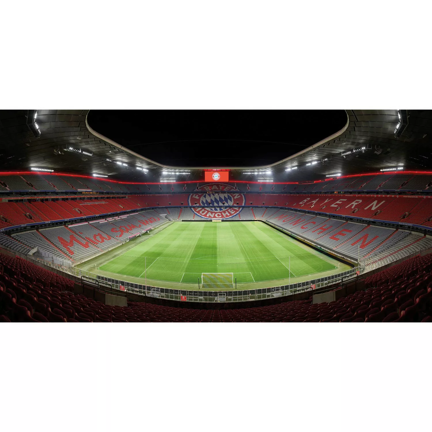 Erfurt Fototapete Vlies FC Bayern Choreo 528 cm x 260 cm günstig online kaufen