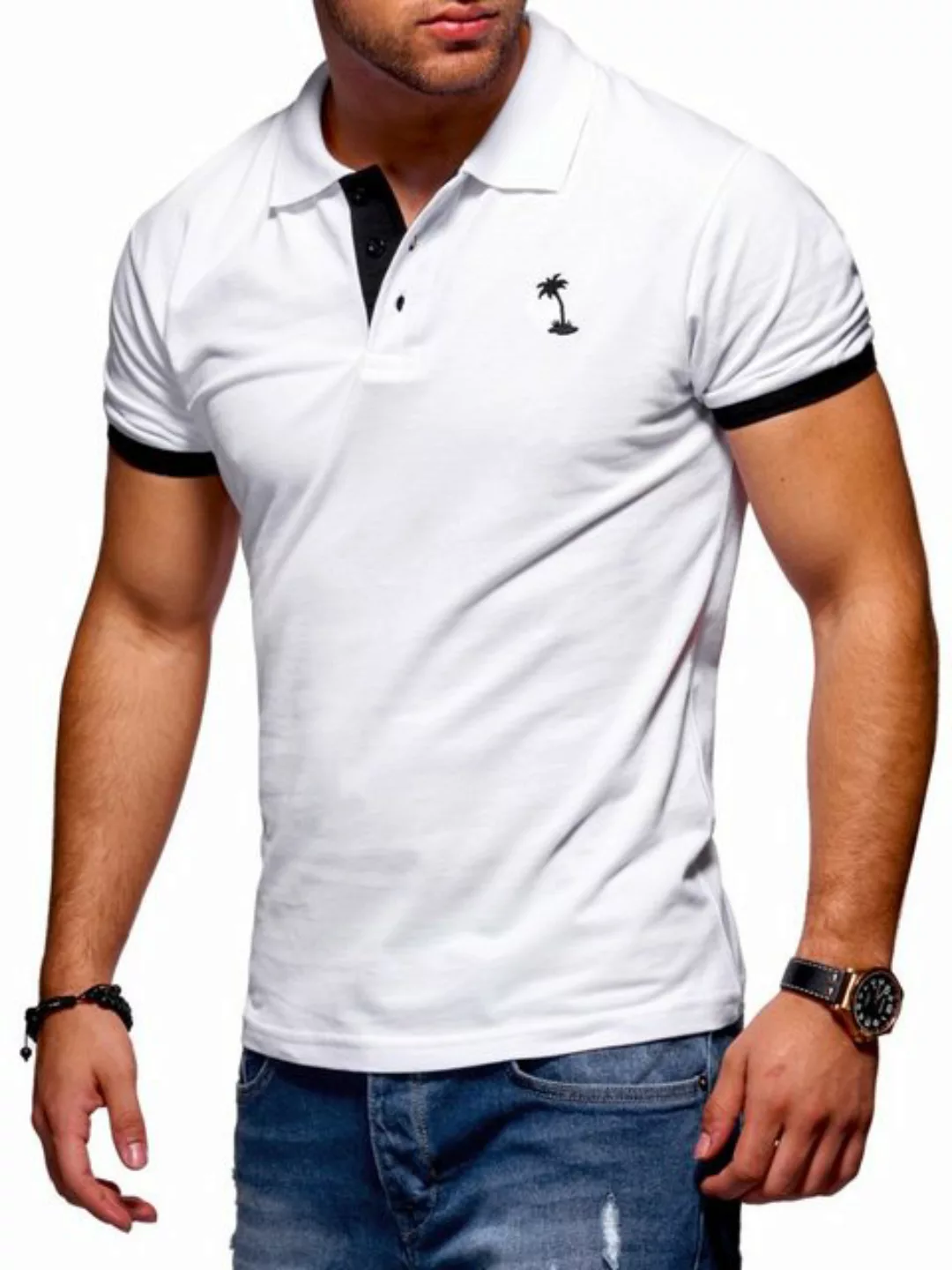 Style-Division Poloshirt SDLOSANG Basic Polo-Hemd günstig online kaufen
