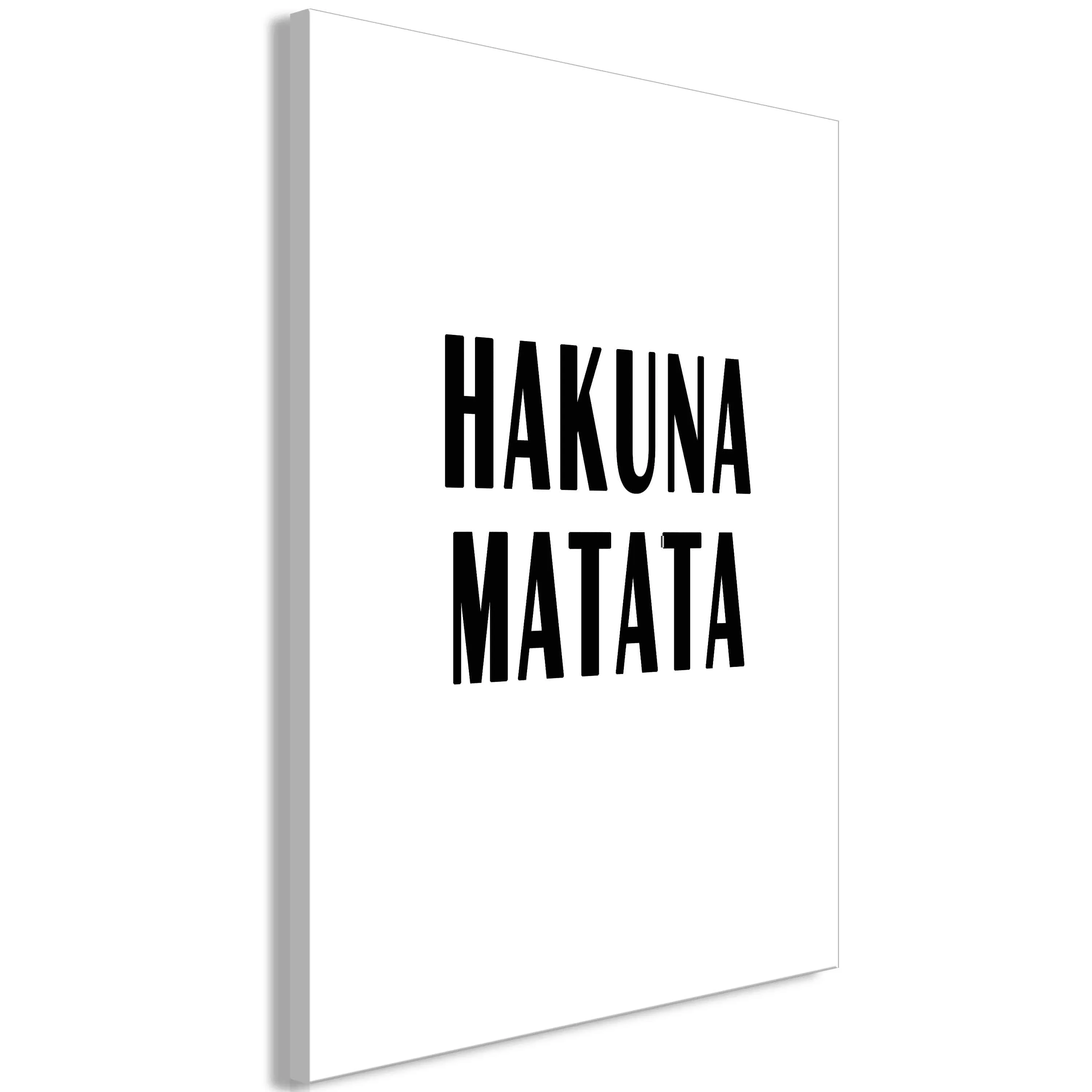 Wandbild - Hakuna Matata (1 Part) Vertical günstig online kaufen