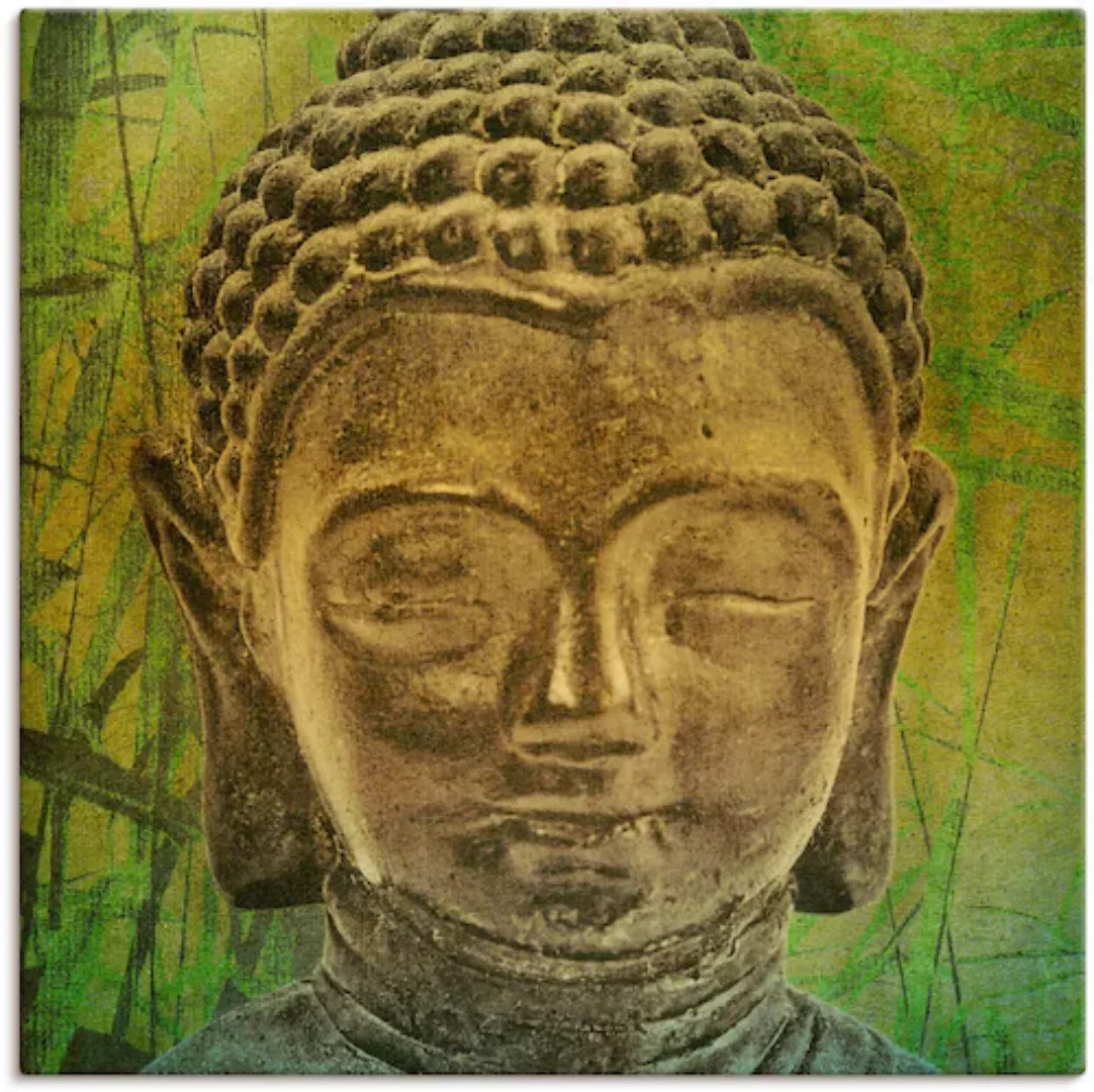 Artland Wandbild »Buddha II«, Religion, (1 St.), als Leinwandbild, Poster i günstig online kaufen