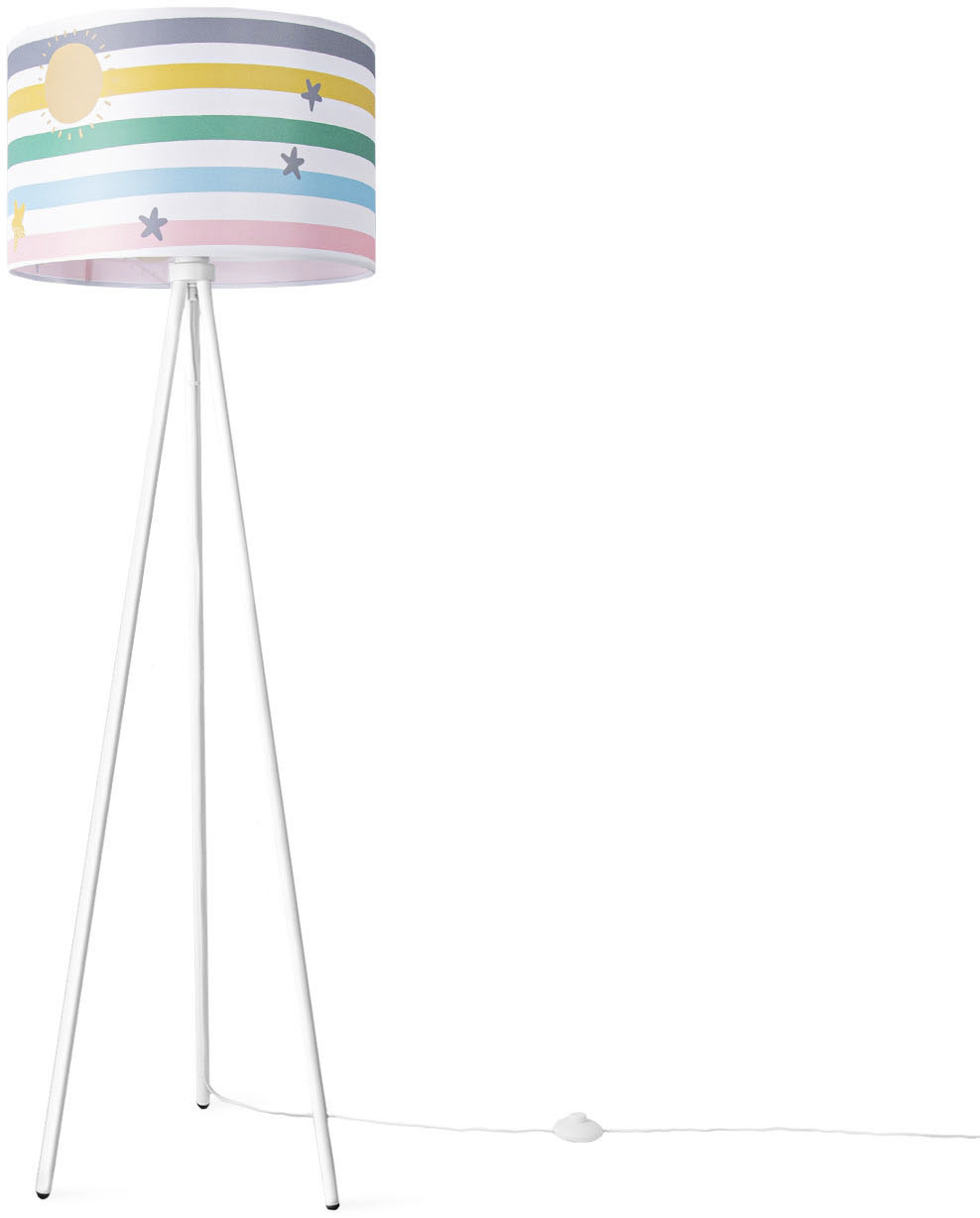 Paco Home Stehlampe »TRINA TWEET 462 STRI«, Kinderlampe Kinderzimmer Streif günstig online kaufen