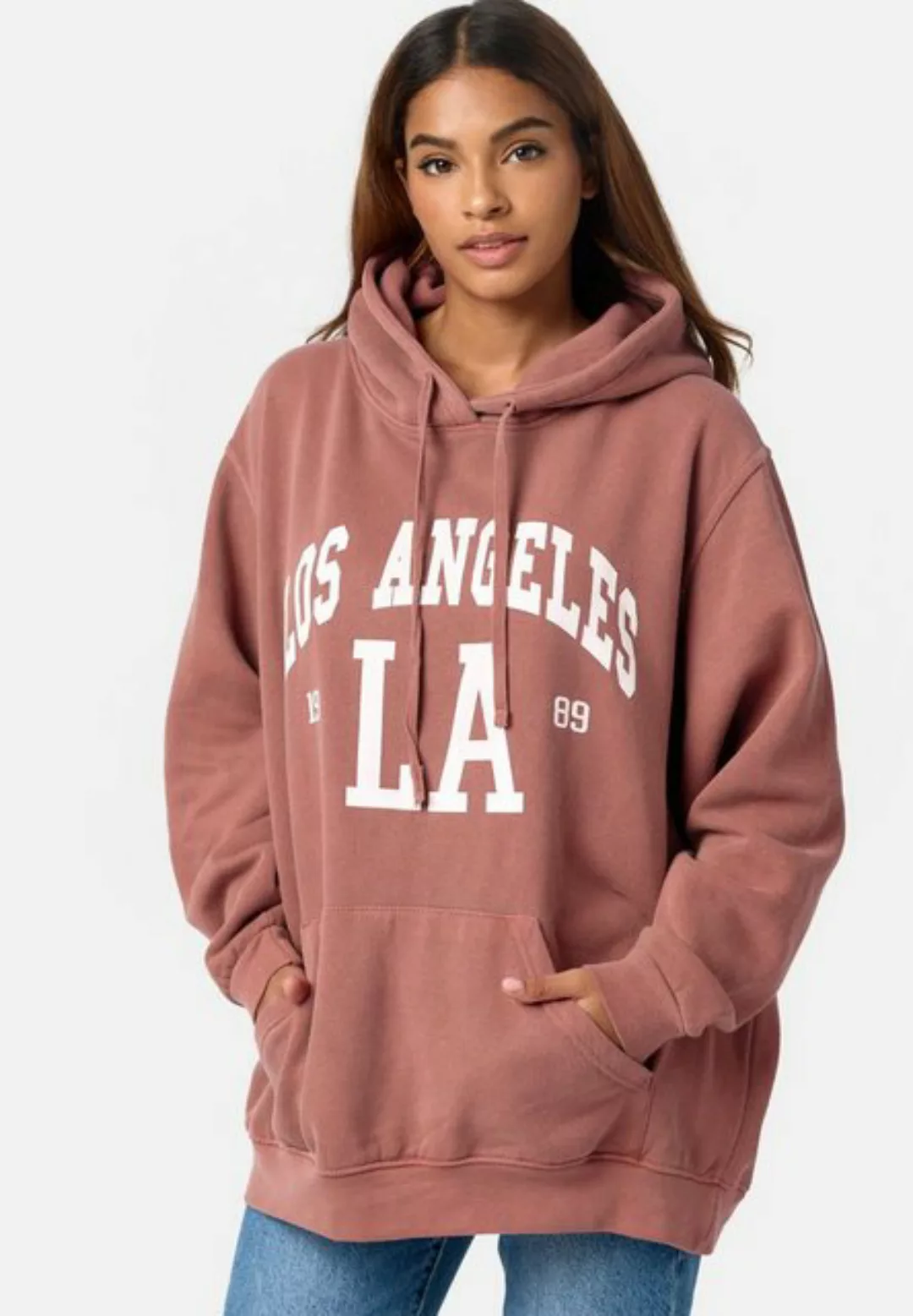 Worldclassca Hoodie Worldclassca Oversized Hoodie LA Kapuzenpullover Washed günstig online kaufen