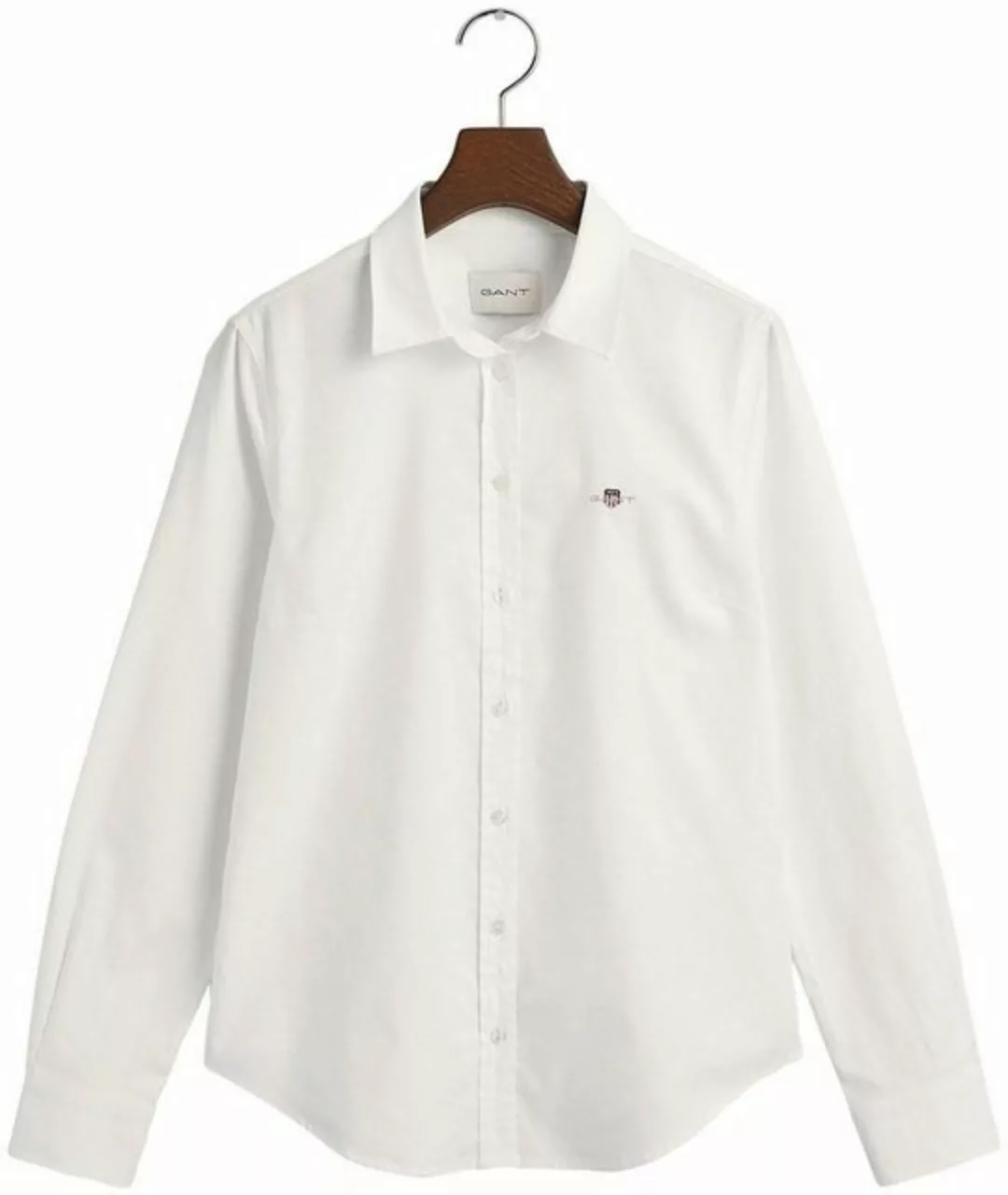 Gant Langarmbluse SLIM STRETCH OXFORD SHIRT mit Locker-Loop-Schlaufe günstig online kaufen