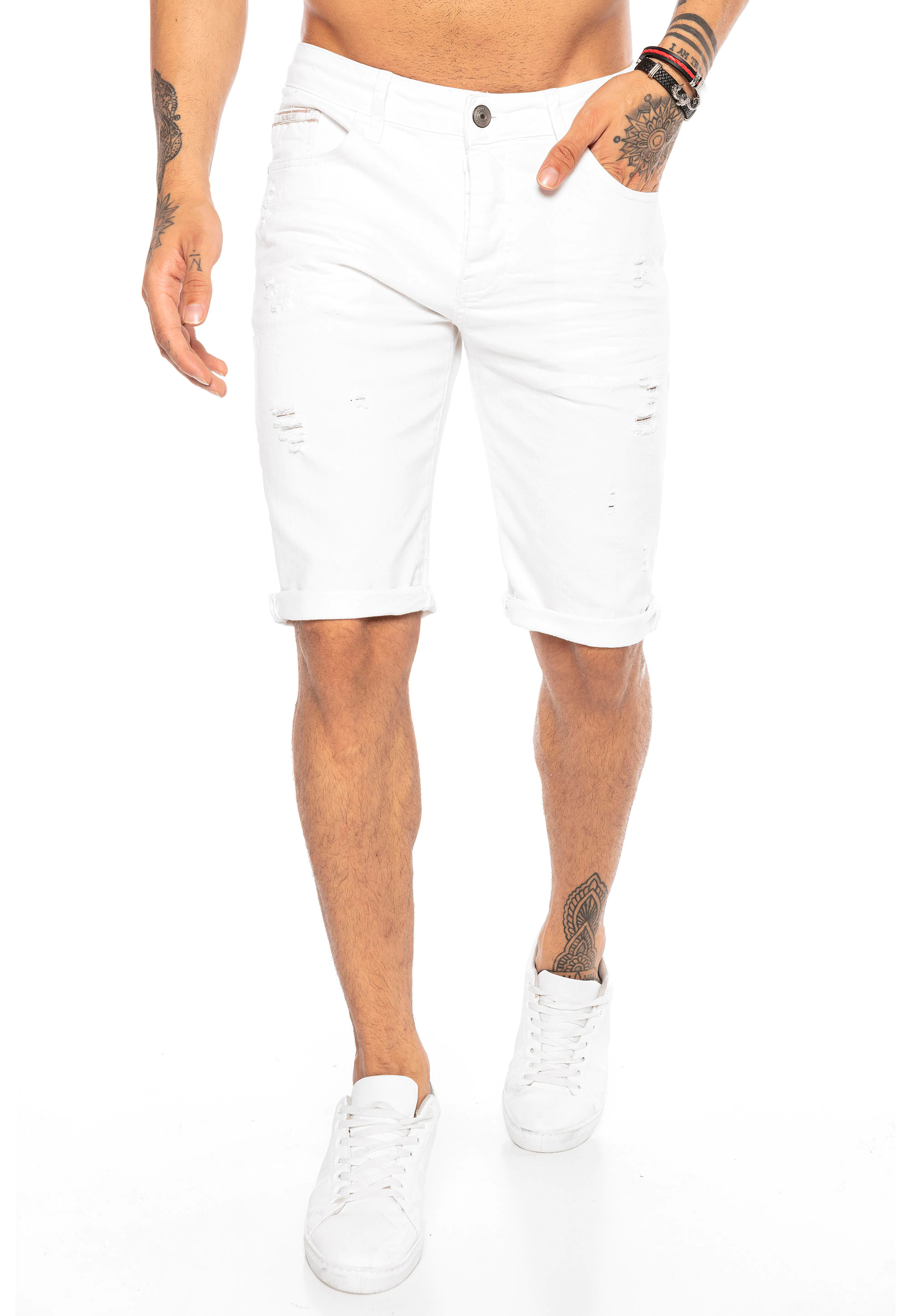 RedBridge Jeansshorts Red Bridge Herren Jeans Short Kurze Hose Denim Basic günstig online kaufen