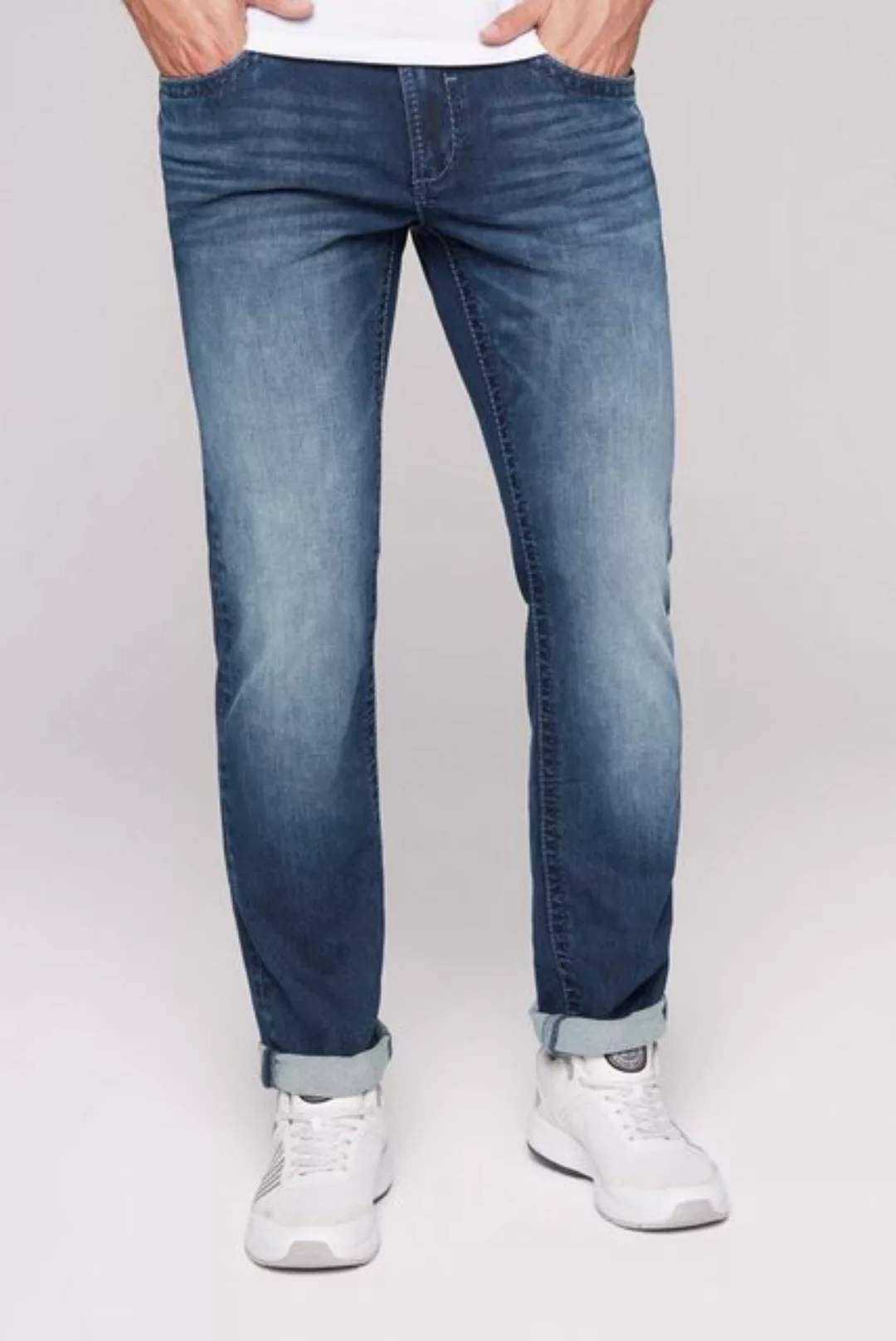 CAMP DAVID Regular-fit-Jeans mit Bleaching-Effekten günstig online kaufen