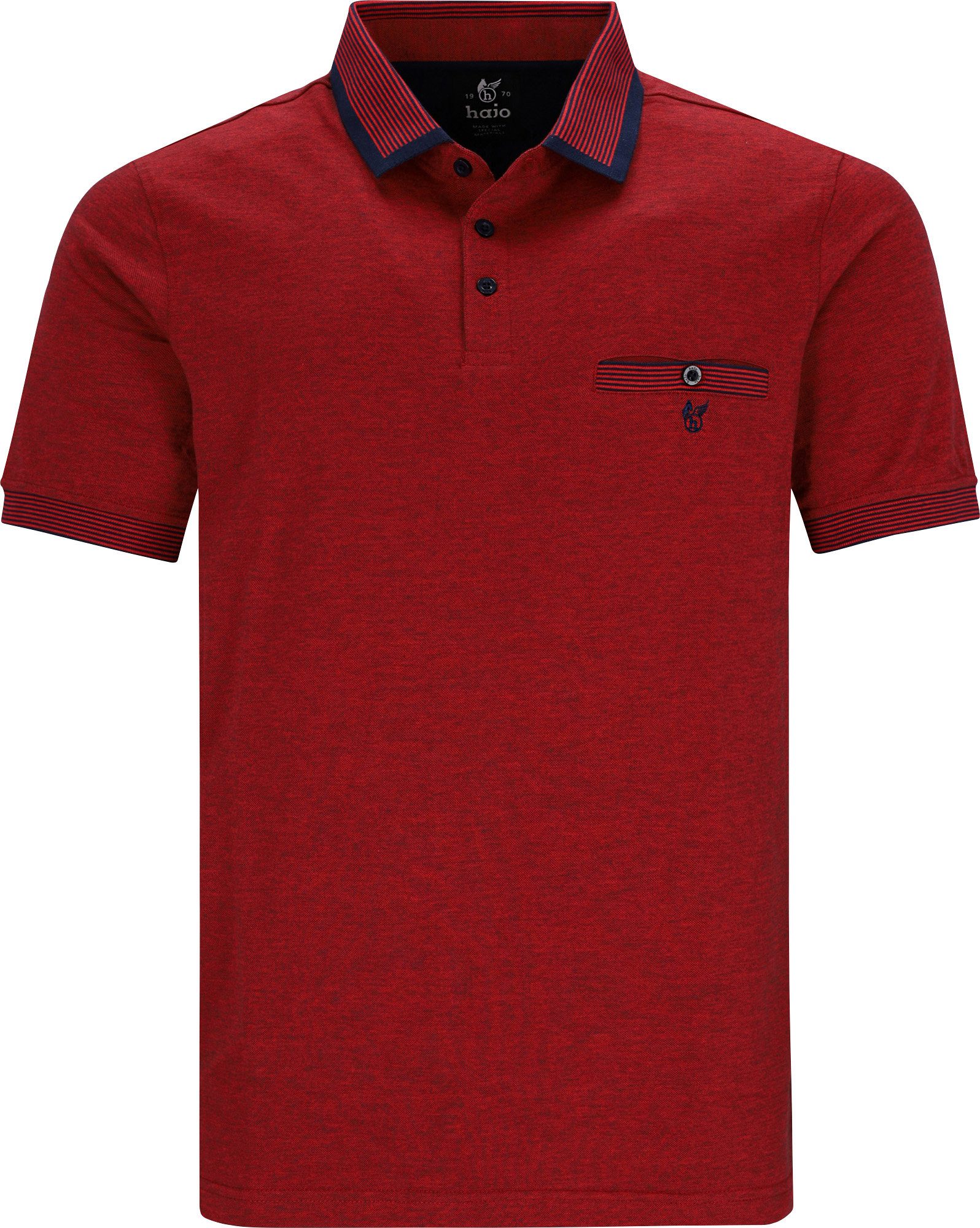 Hajo Sweatshirt Herren-Poloshirt Piqué Uni günstig online kaufen