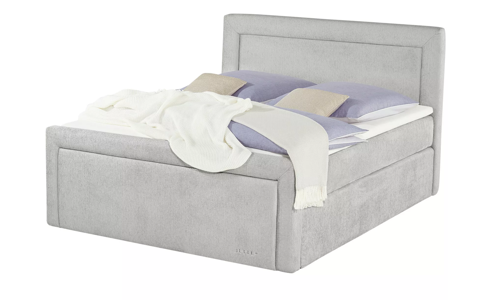 Jette Home Boxspringbett  Jette Frame ¦ grau ¦ Maße (cm): B: 164 H: 129 Bet günstig online kaufen