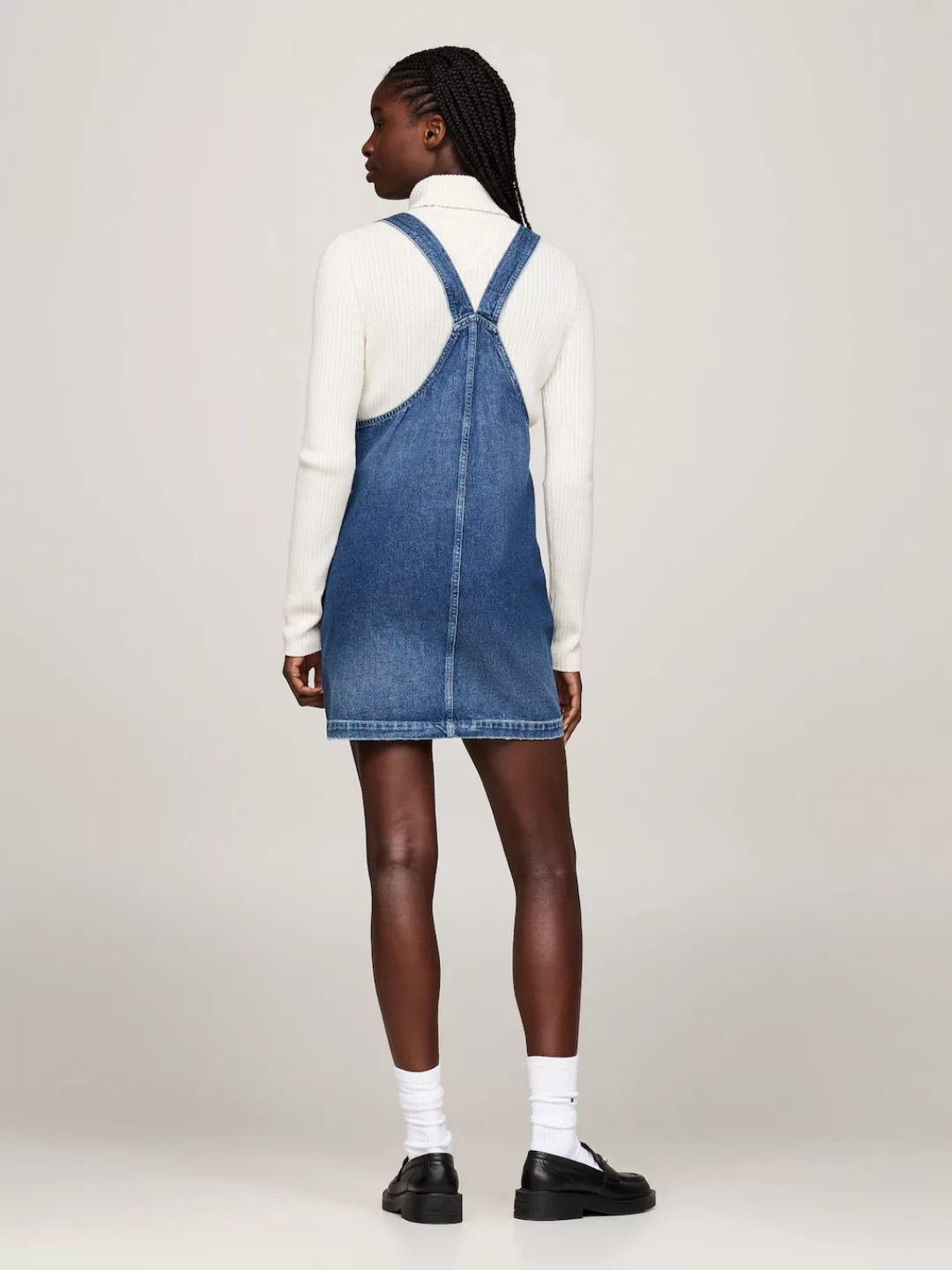 Tommy Jeans Jeanskleid PINAFORE DRESS DH6031 EXT mit großem Logo günstig online kaufen