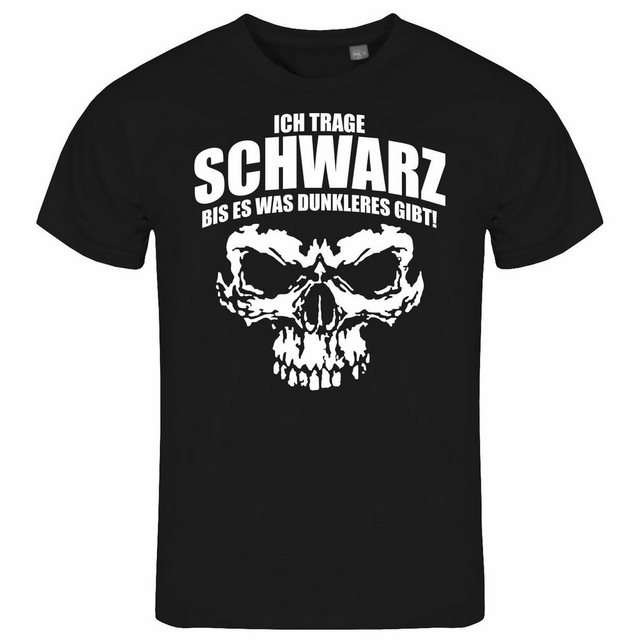 deinshirt Print-Shirt Herren T-Shirt Ich trage Schwarz bis es was dunkleres günstig online kaufen