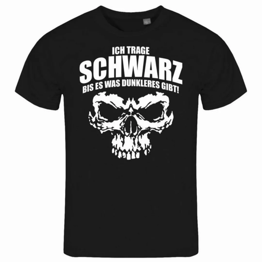 deinshirt Print-Shirt Herren T-Shirt Ich trage Schwarz bis es was dunkleres günstig online kaufen