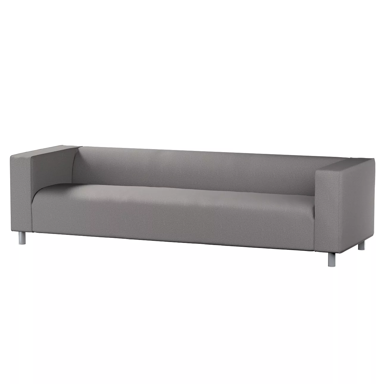 Bezug für Klippan 4-Sitzer Sofa, grau, Bezug für Klippan 4-Sitzer, Edinburg günstig online kaufen