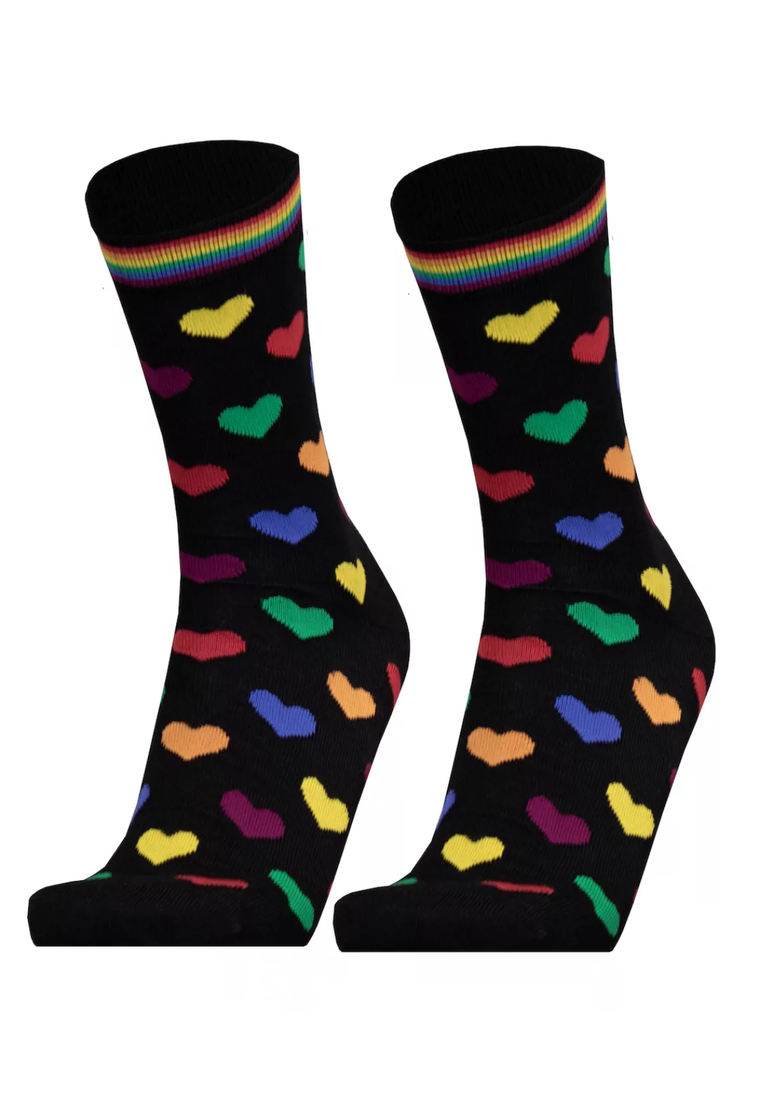 UphillSport Socken "RAINBOW HEARTS 2er Pack", (2 Paar), mit niedlichen Herz günstig online kaufen